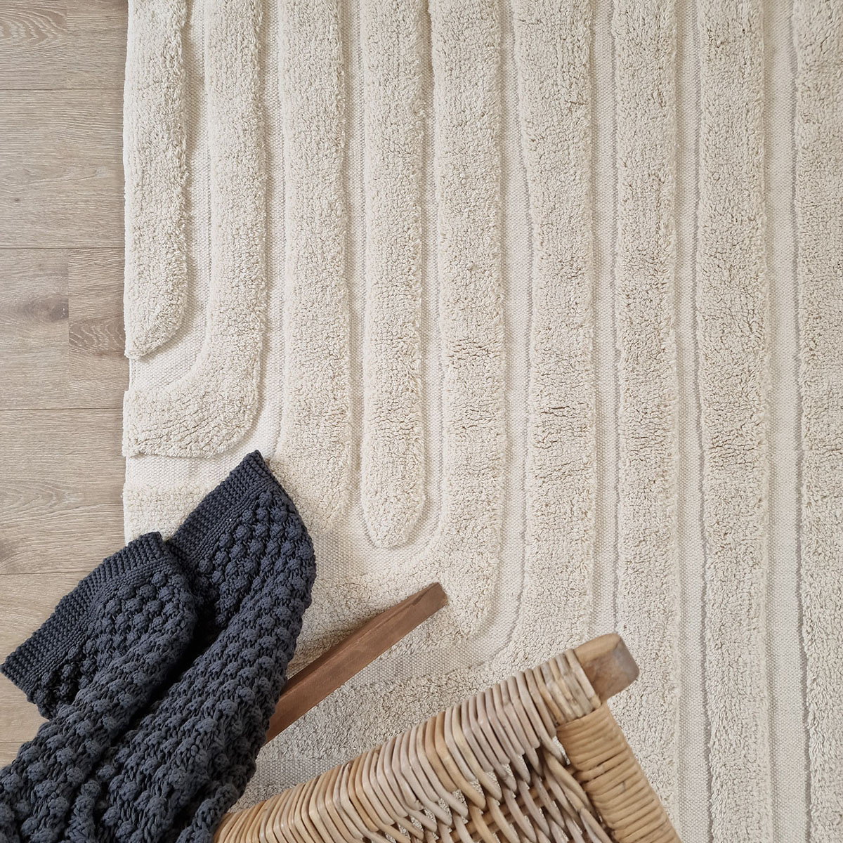 Bomullsmatta KM Carpets Marocko Art