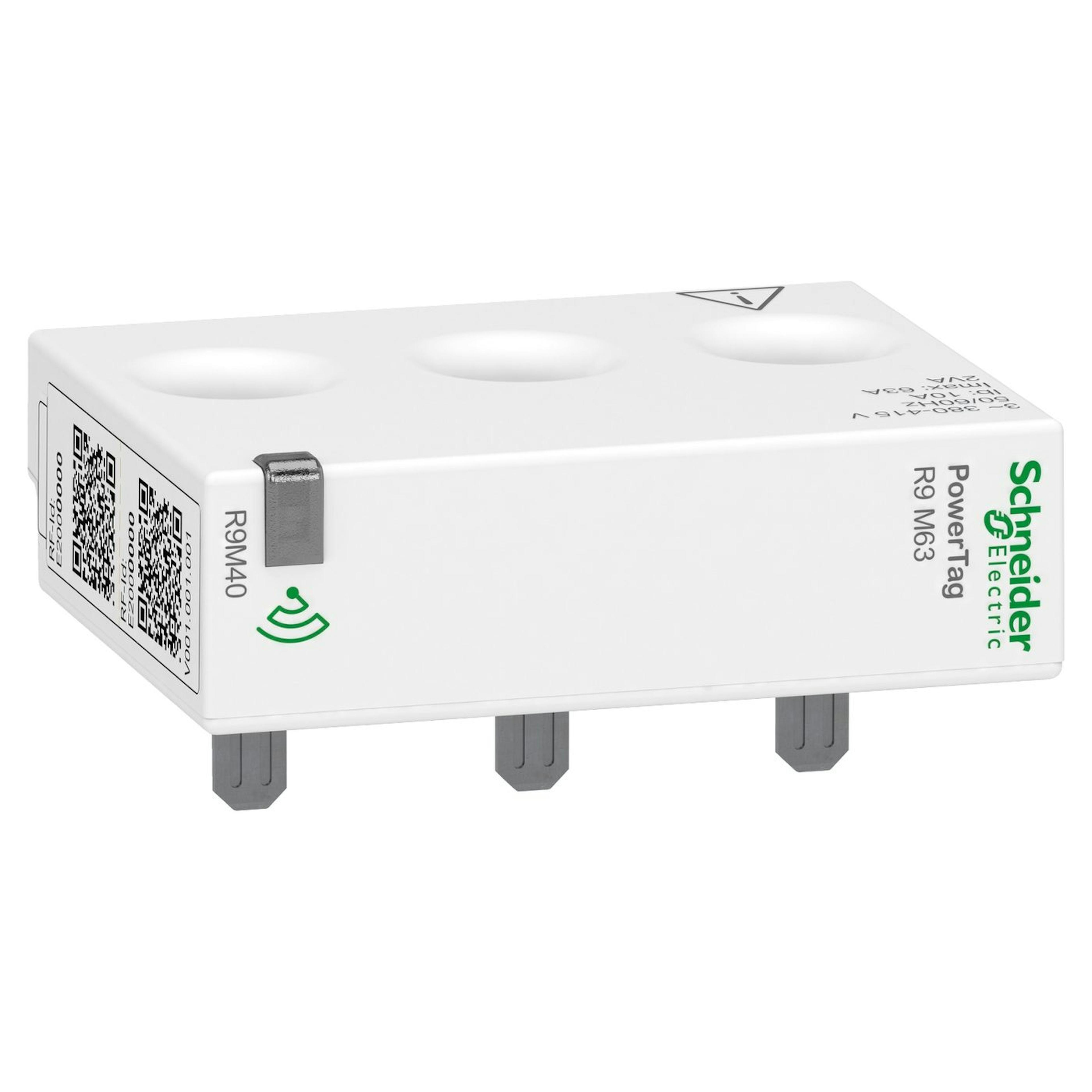 Energimätare Schneider Electric PowerTag Resi9 Flex ZigBee 3-pol + N, 63A för alla Dvärg/minibrytare Monoconnect