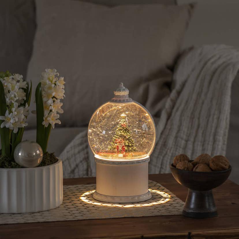 Lykta Gnosjö Konstsmide B/O Vattenfylld Tomte & Gran