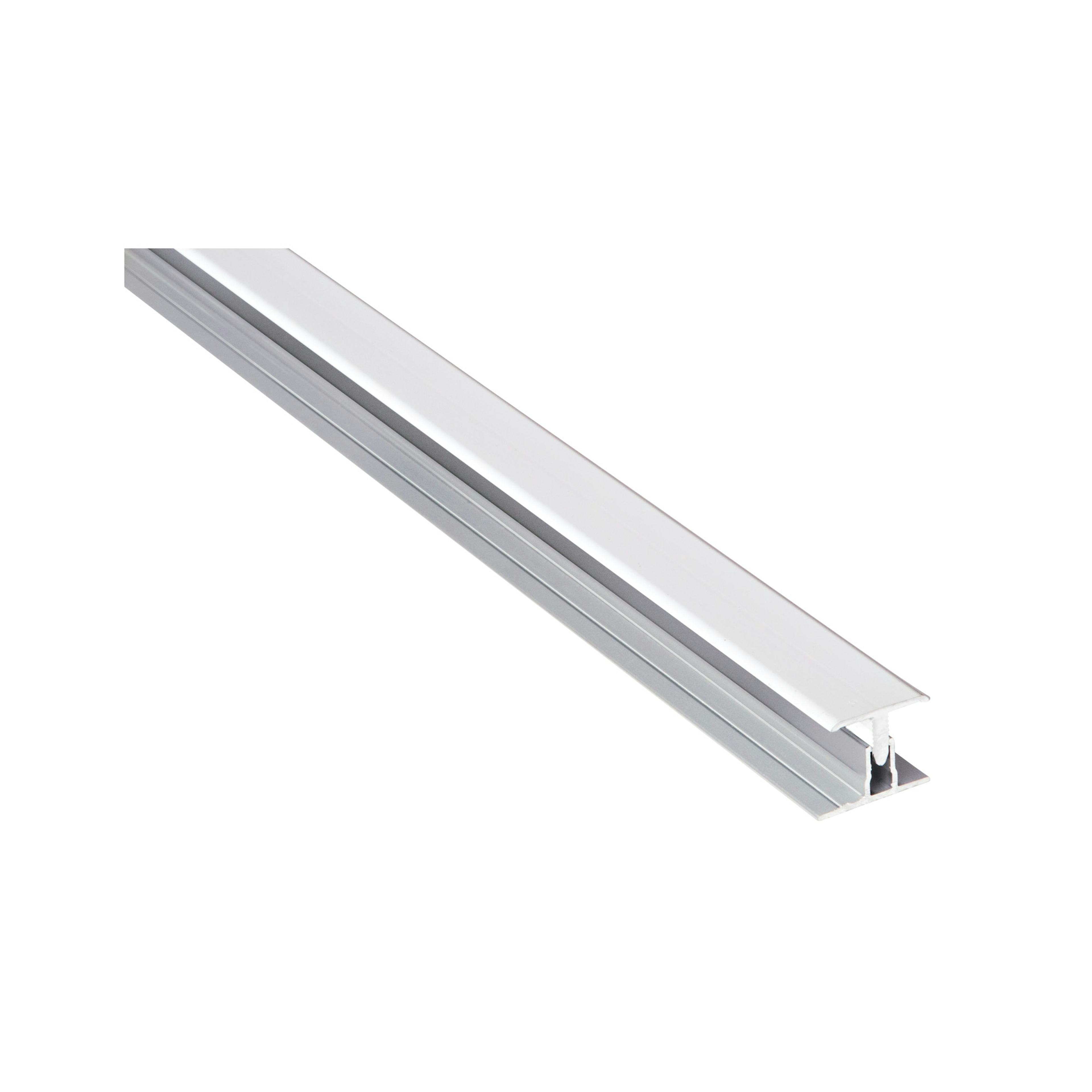 Foglist Fibo Aluminium 2-del skarv 2400 mm, Vit