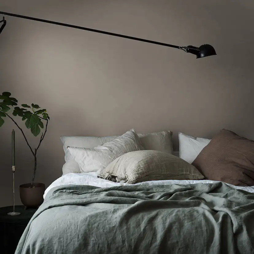 Tapet Boråstapeter Linen 4315 EasyUp, Enfärgad Beige