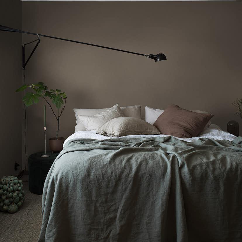 Tapet Boråstapeter Linen Vintage Wood 4316 EasyUp, Enfärgad Brun