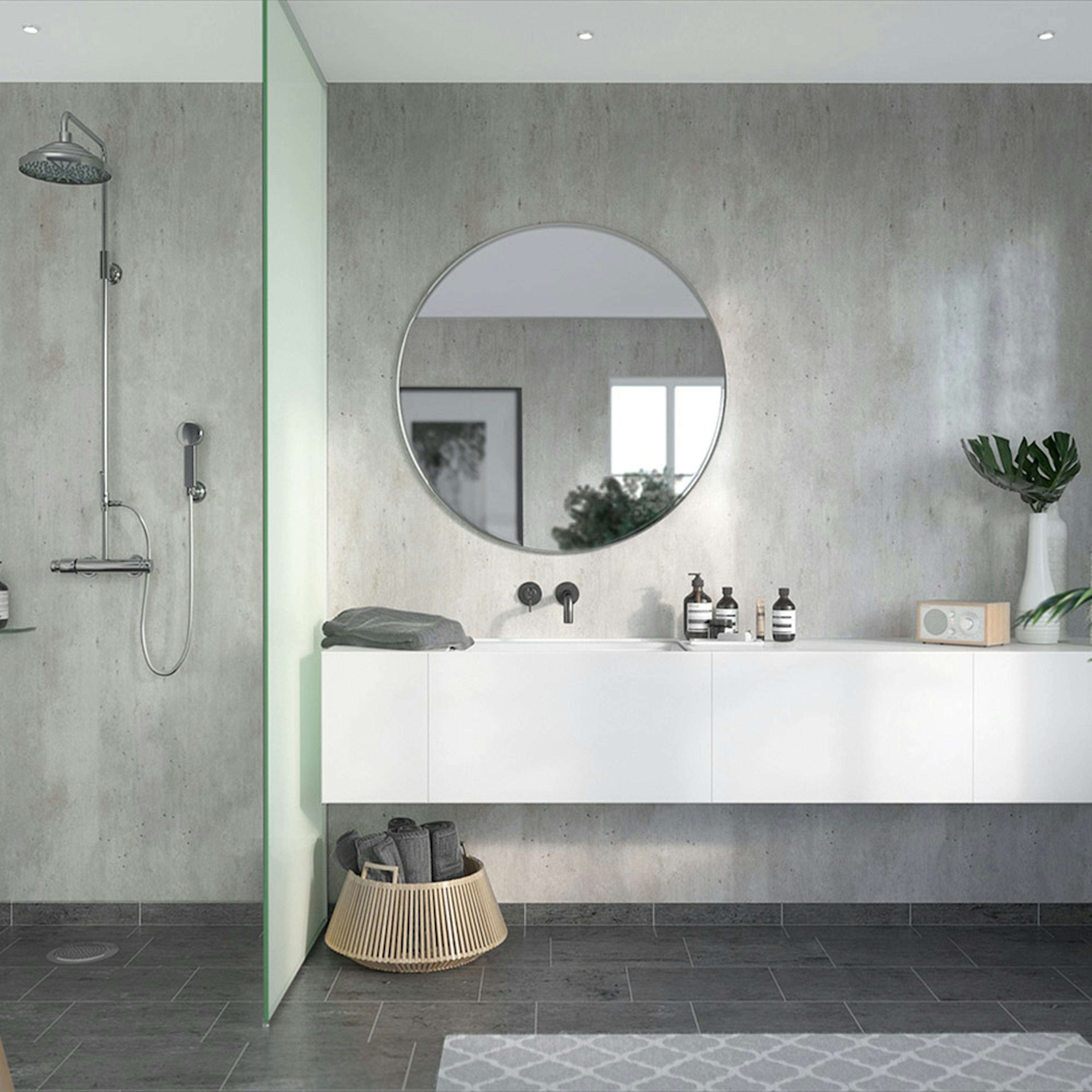 Våtrumsskiva Fibo Cracked Cement 2204-L00S