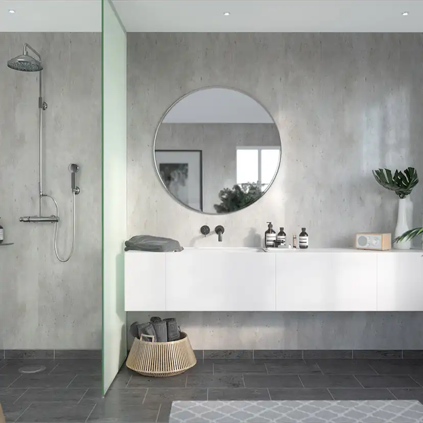 Våtrumsskiva Fibo Cracked Cement 2204-L00S