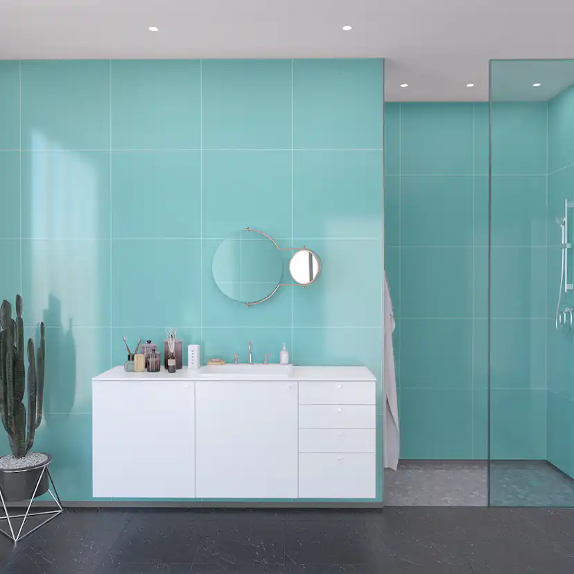 Våtrumsskiva Fibo Aquamarine 2212-LM6060HG