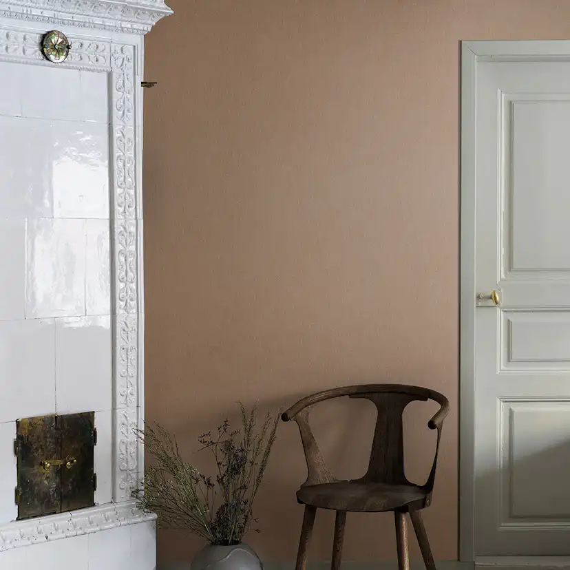 Tapet Boråstapeter Terracotta Linen