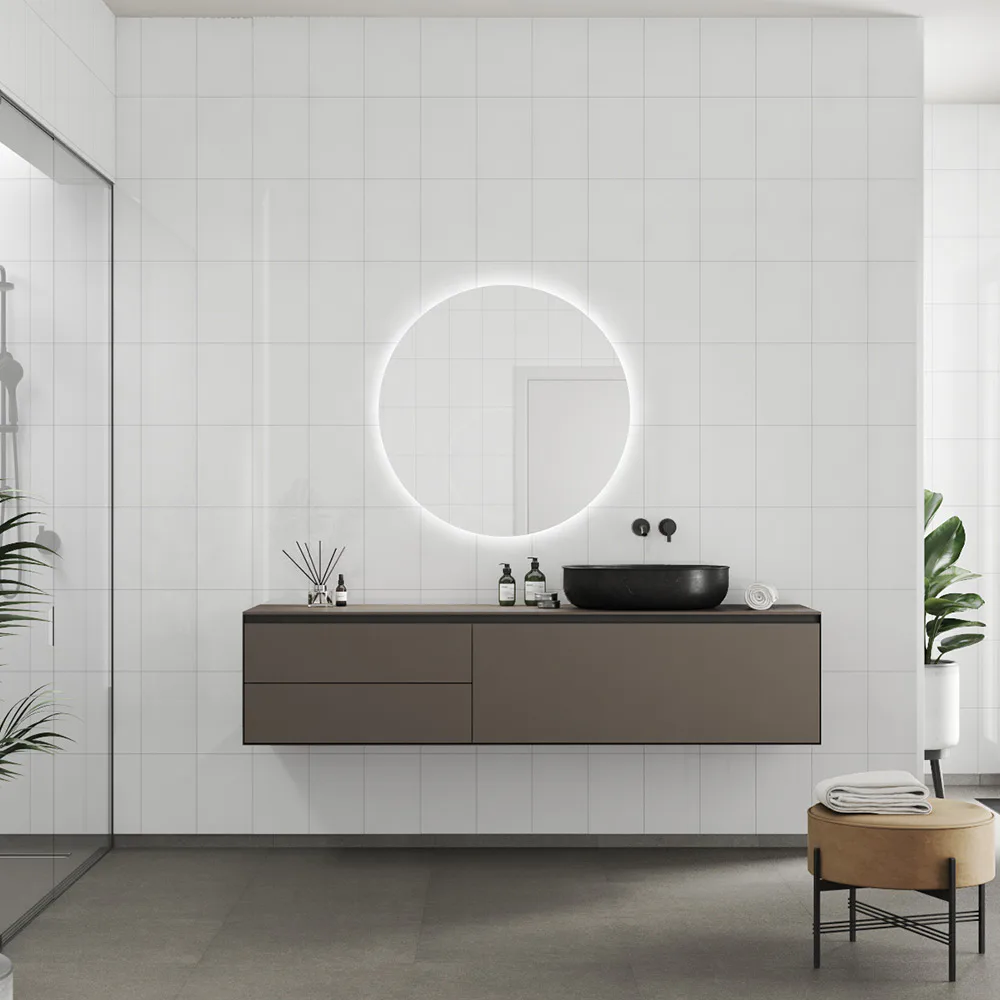 Våtrumsskiva Fibo Denver White 3091-LM2030HG