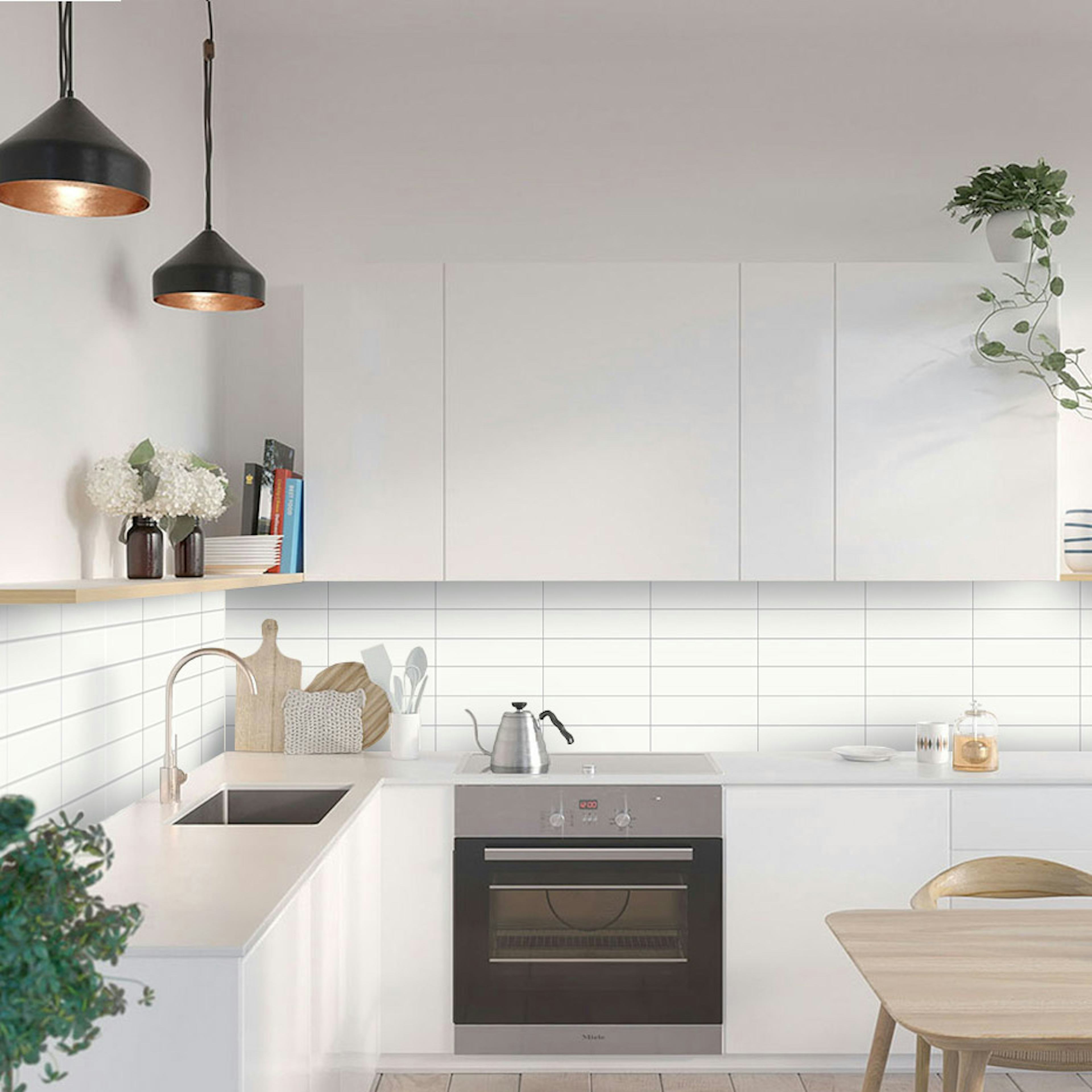 Stänkskyddsskiva Fibo Denver White 3091-KM3010 HG