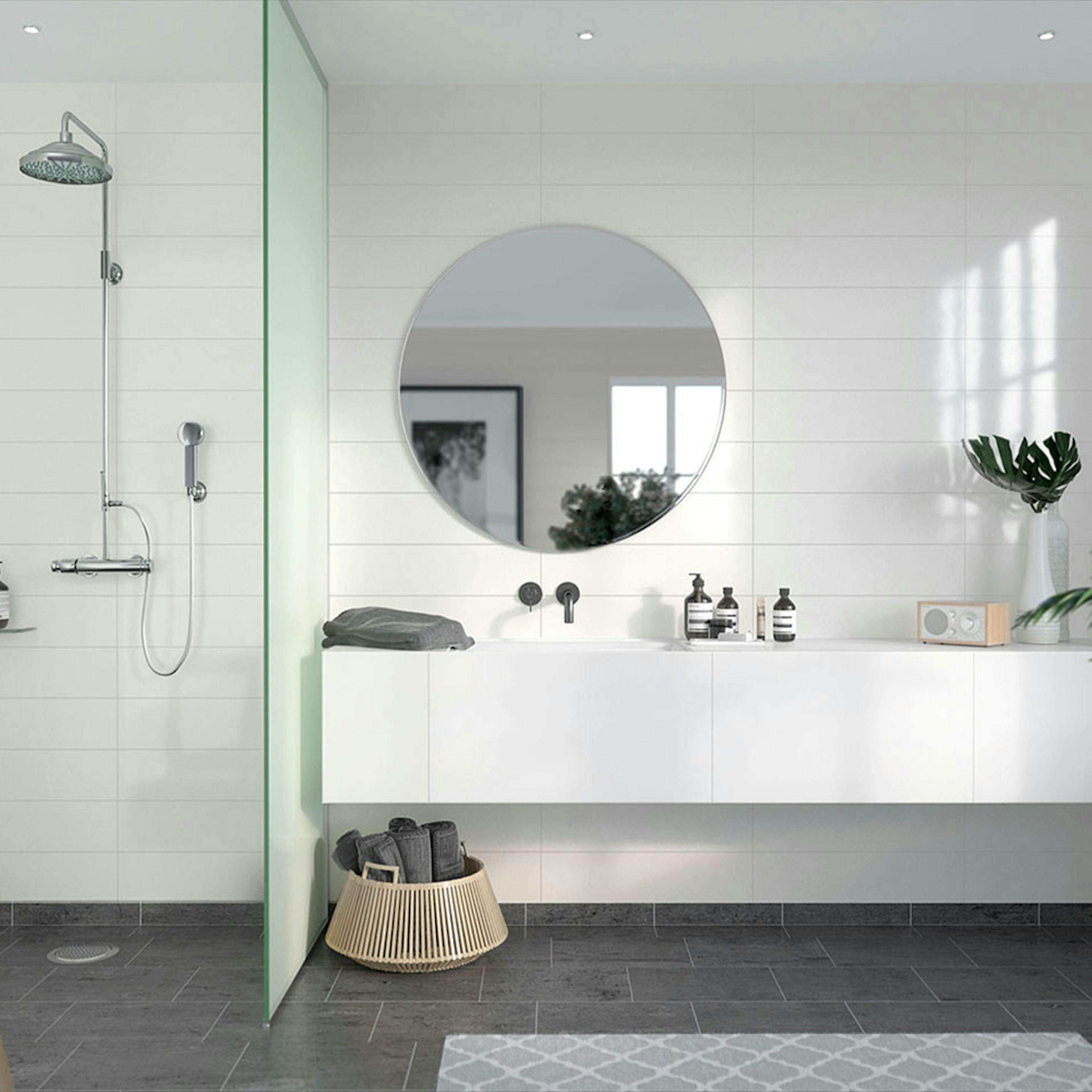 Våtrumsskiva Fibo Denver White 3091-M6015 HG