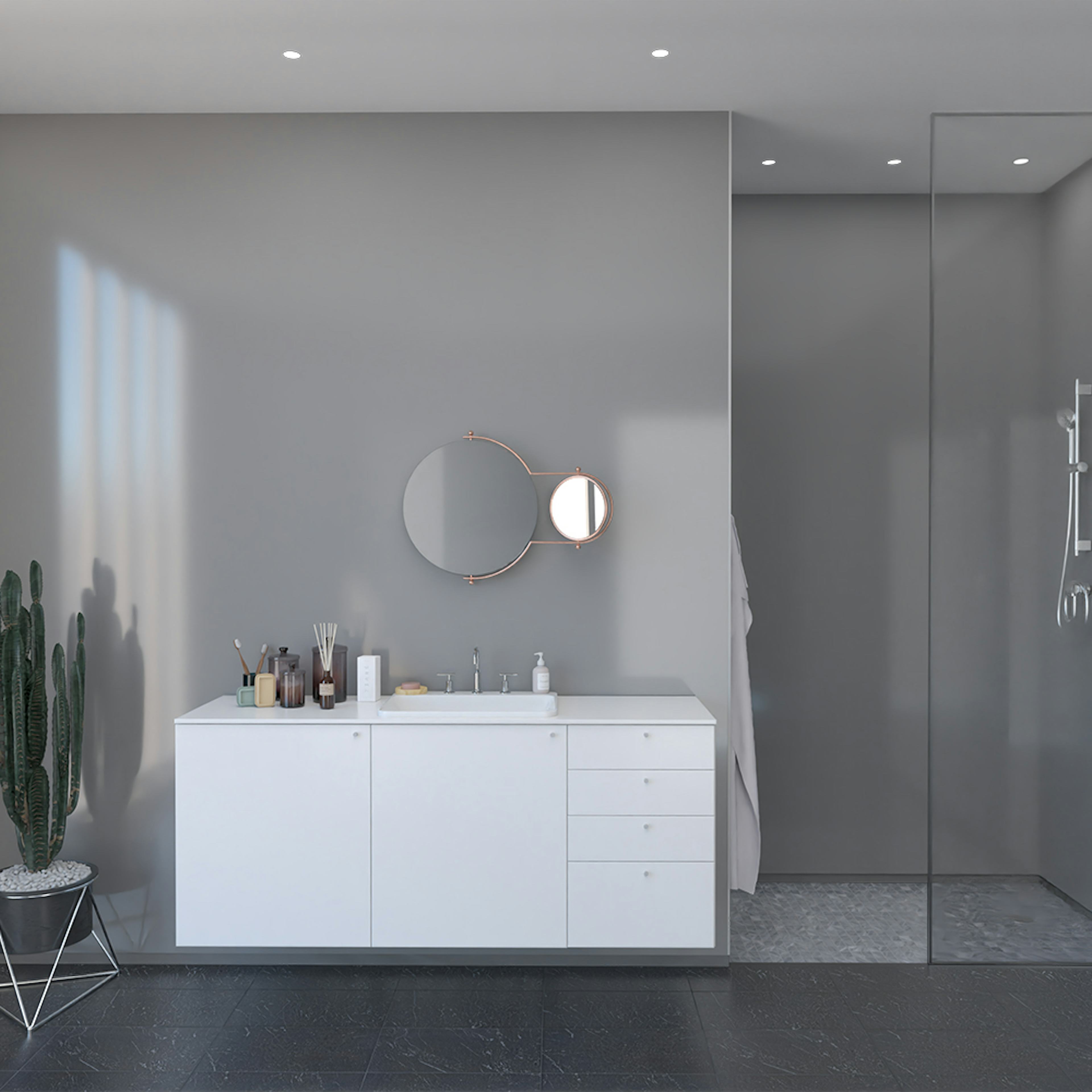 Våtrumsskiva Fibo Oslo 4063-L00 HG