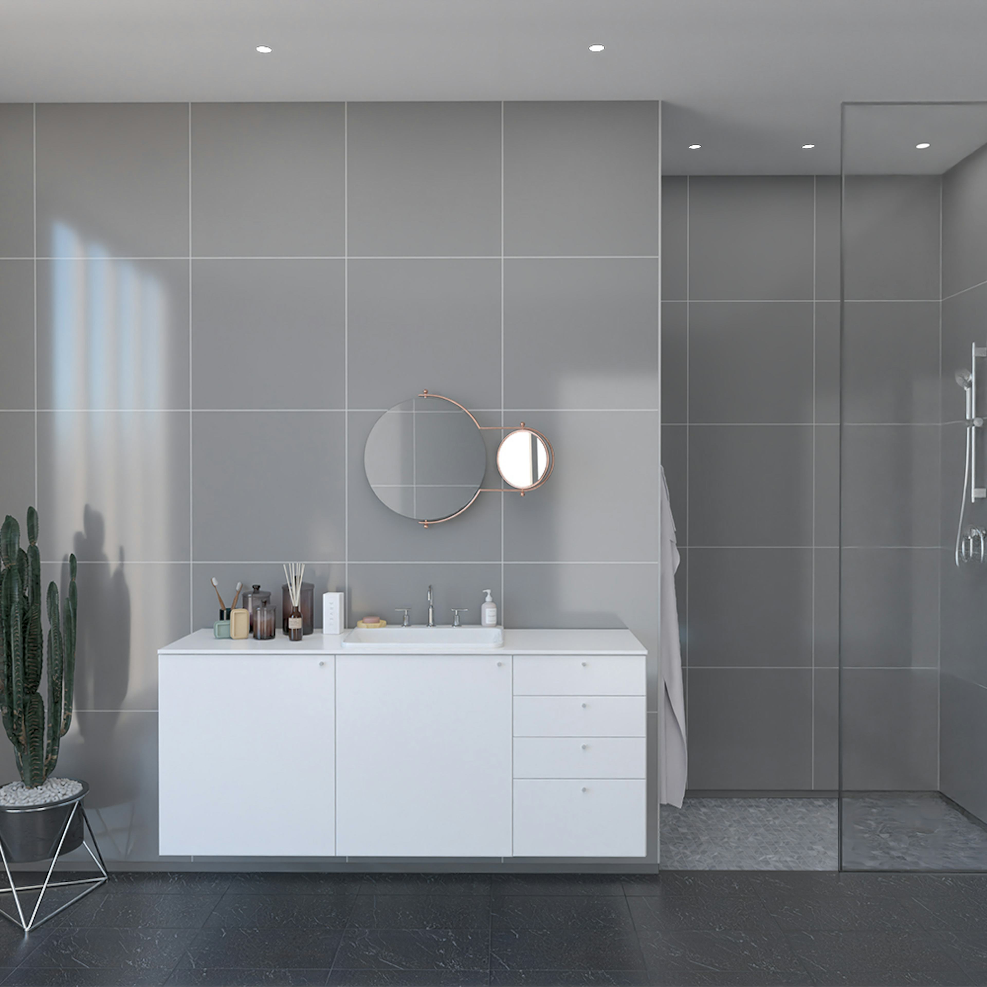 Våtrumsskiva Fibo Oslo 4063-LM6060 HG