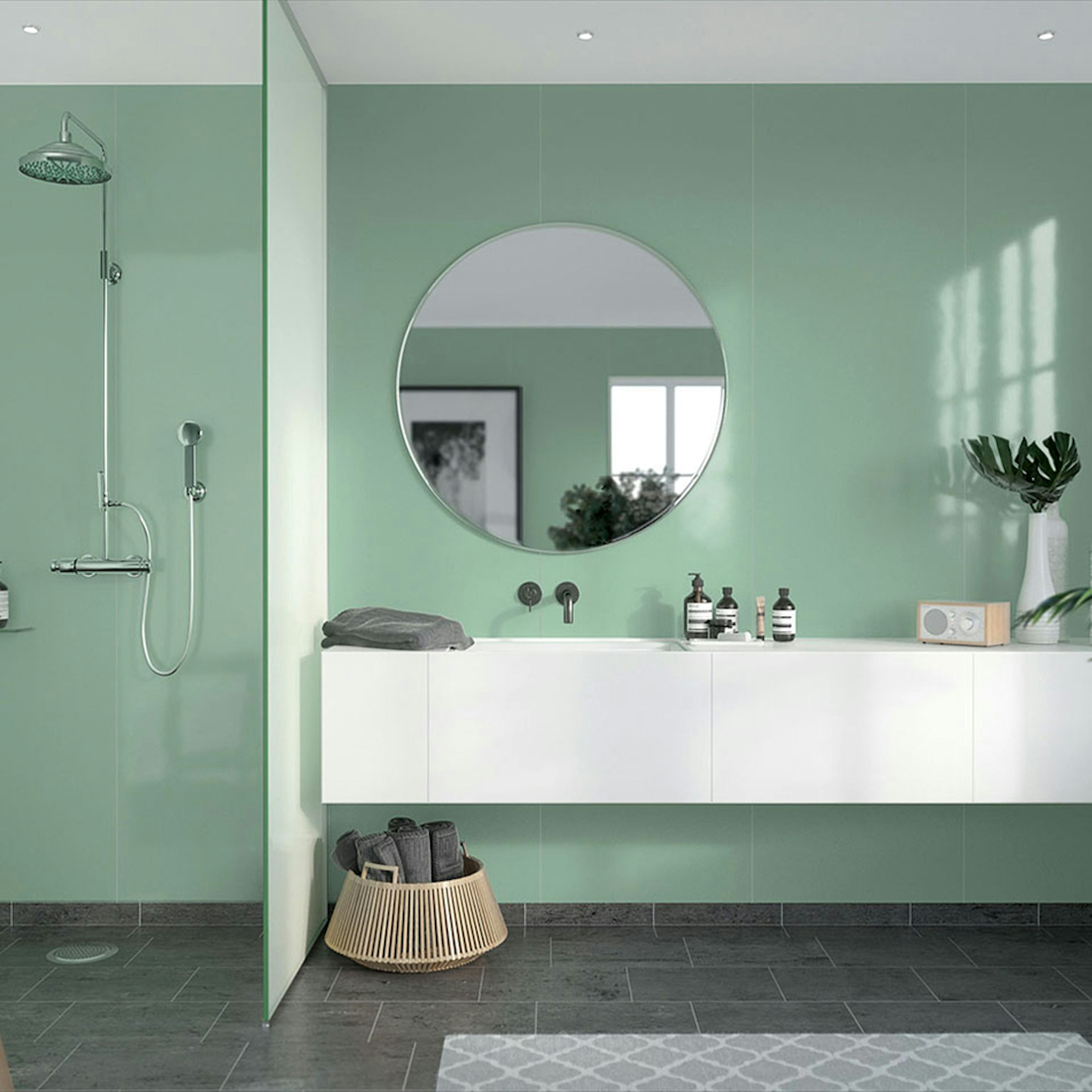 Våtrumsskiva Fibo Light Mint 4085-M10 HG
