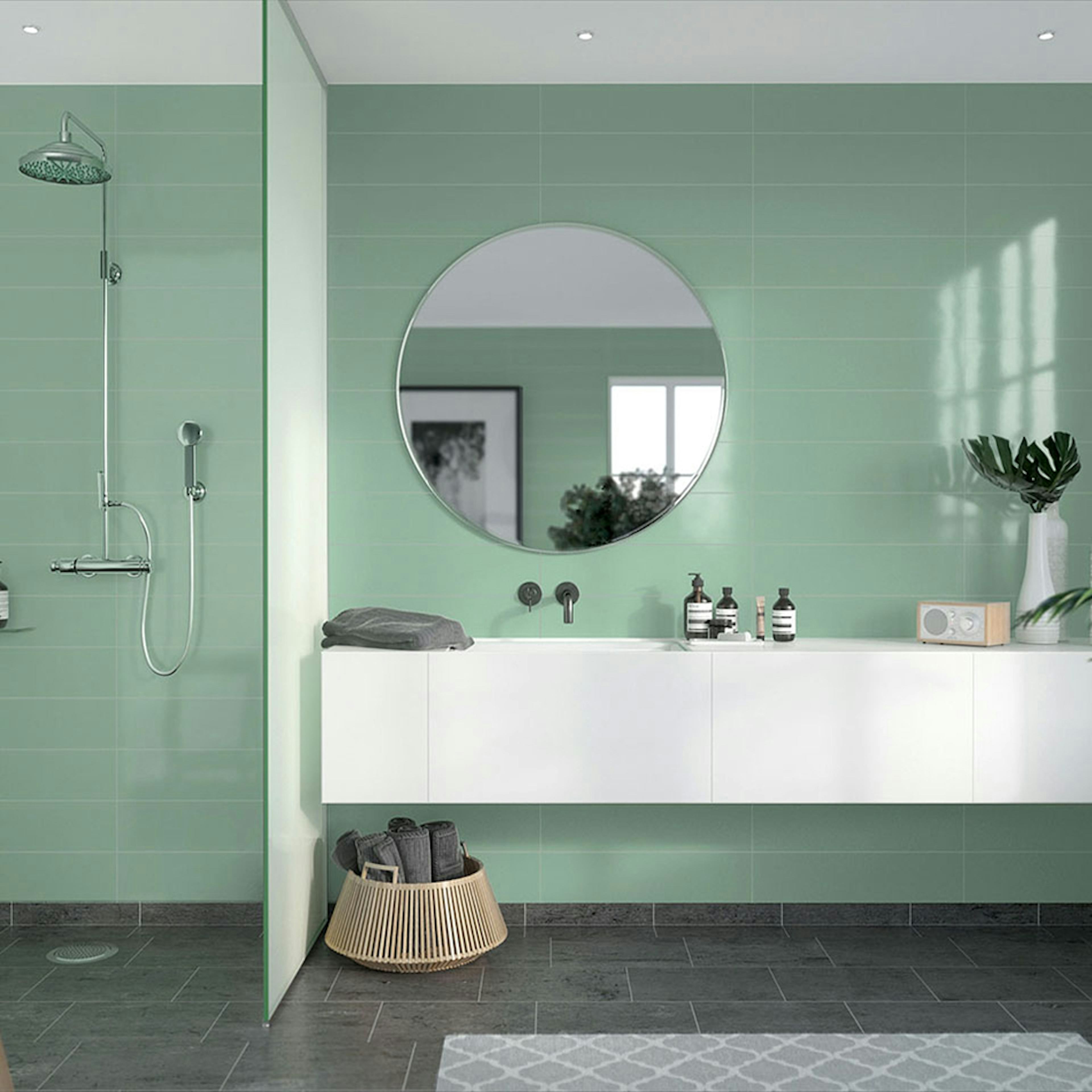 Våtrumsskiva Fibo Light Mint 4085-M6015 HG