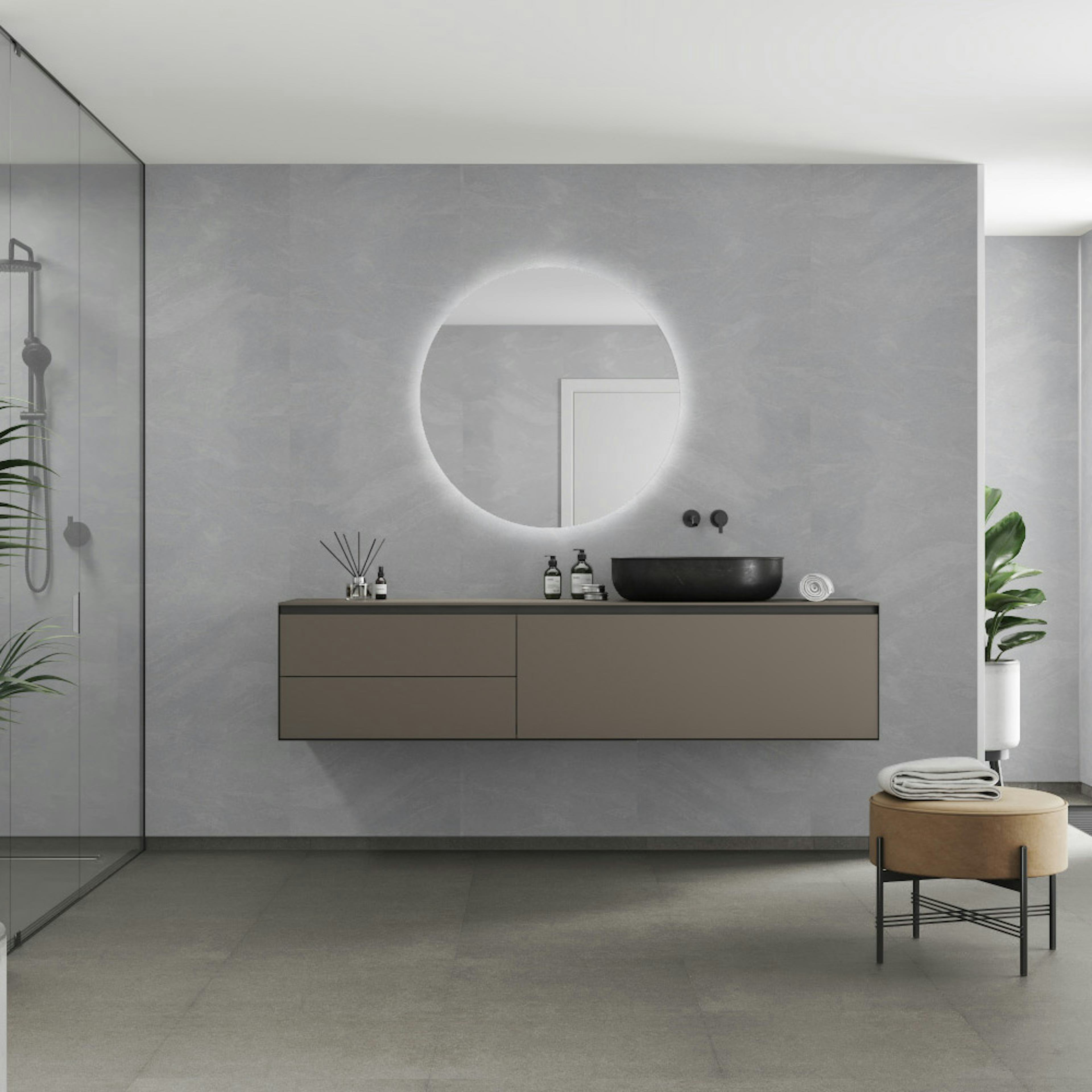 Våtrumsskiva Fibo 11x620x2400 Silver Slate 1035 S