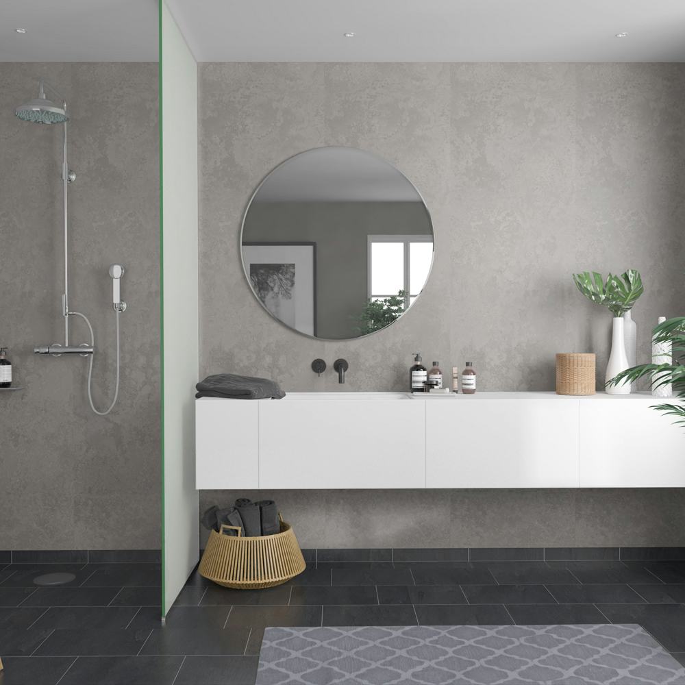 Våtrumsskiva Fibo Meton Grey 2442 S