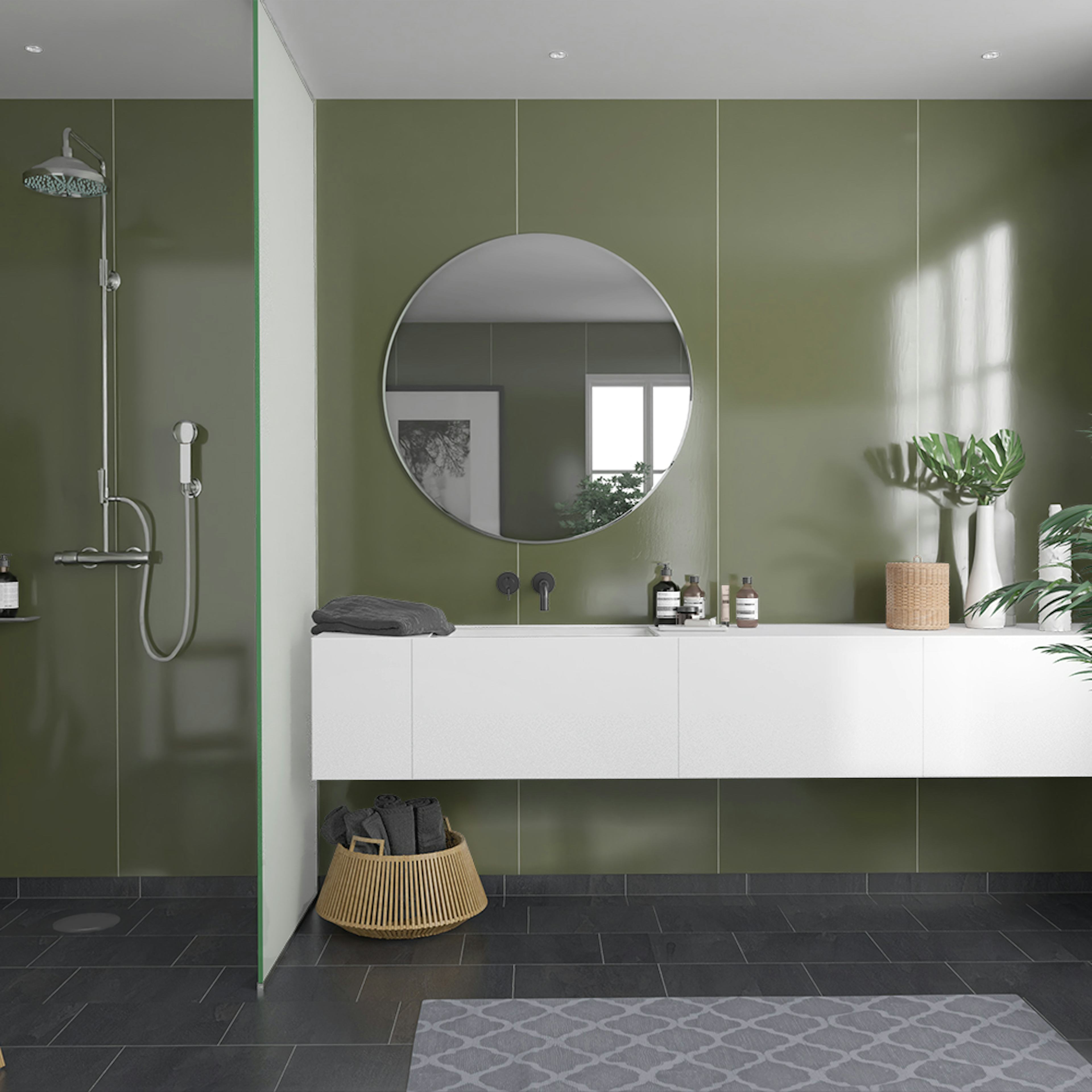 Våtrumsskiva Fibo Camo Green 5207-M10 HG