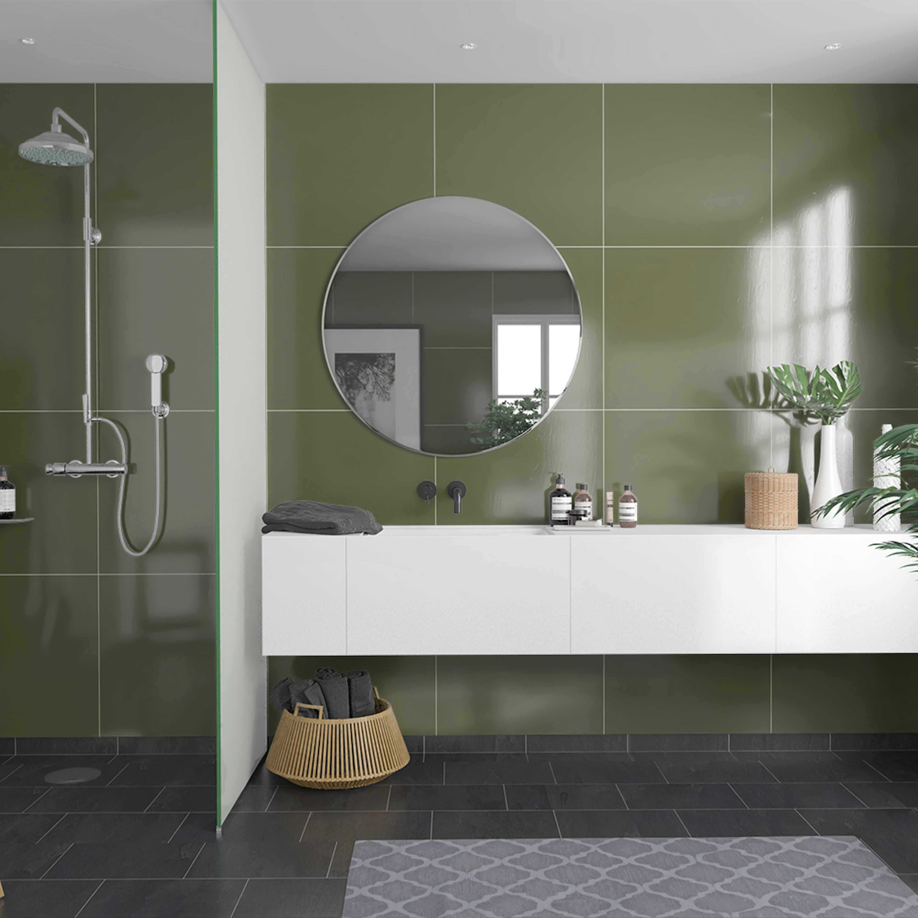 Våtrumsskiva Fibo Camo Green 5207-M6060 HG