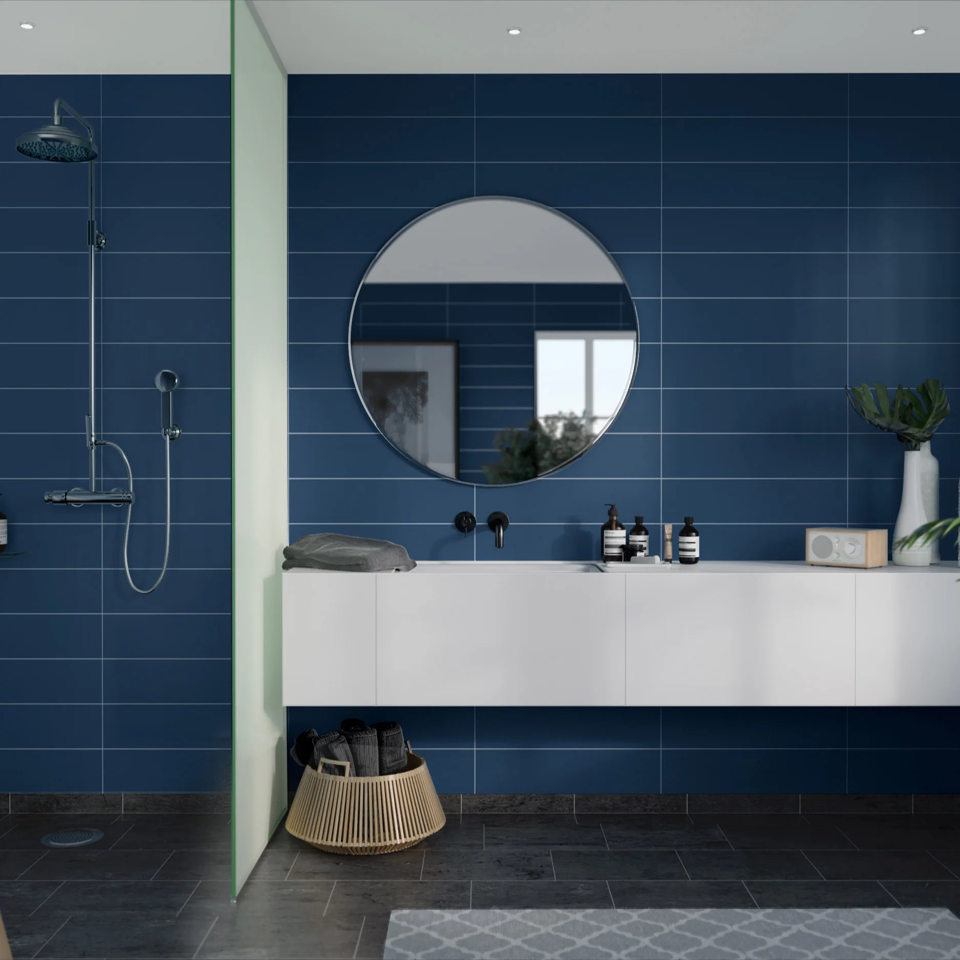 Våtrumsskiva Fibo Smokey Blue 5230-M6015 EM