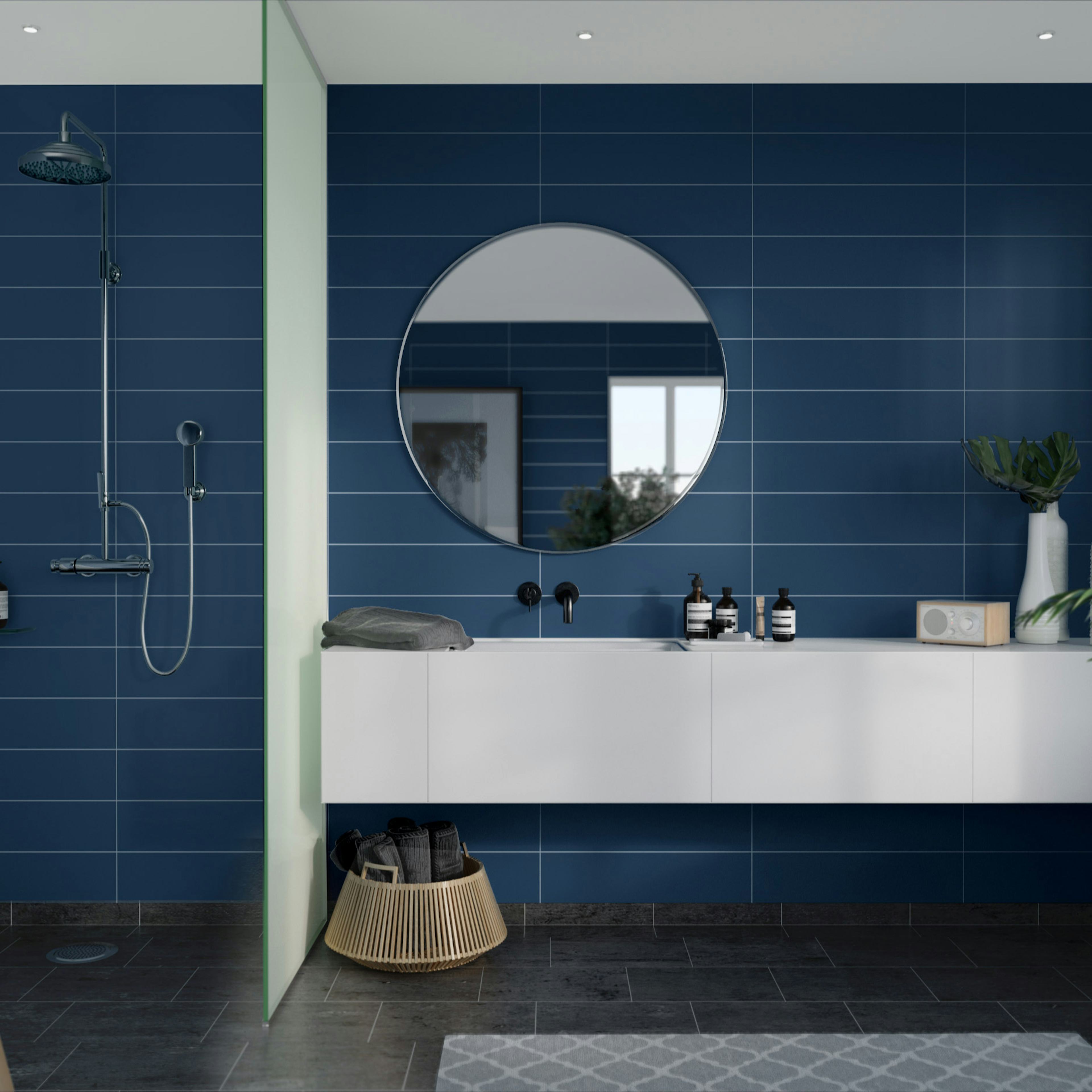 Våtrumsskiva Fibo Smokey Blue 5230-M6015 EM