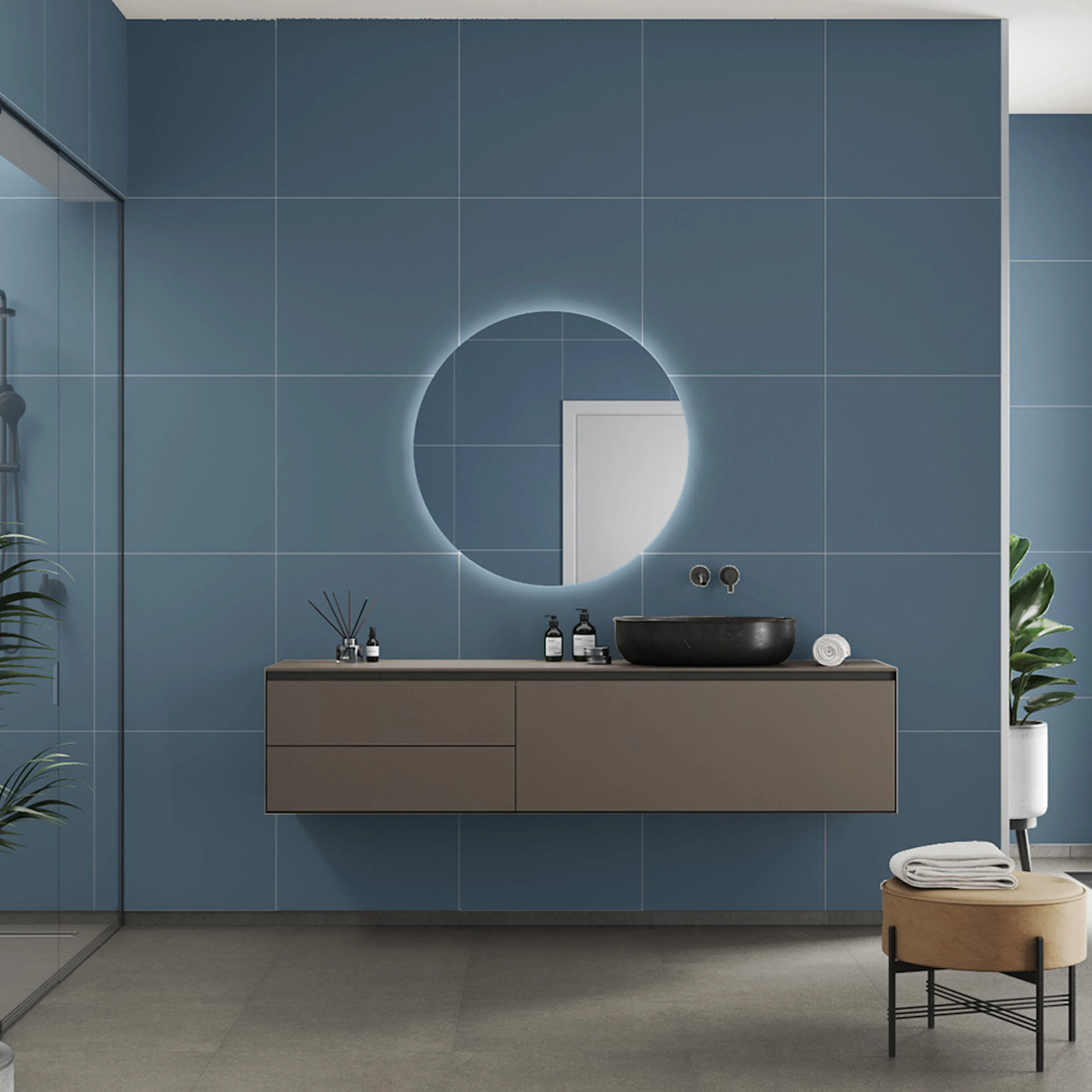 Våtrumsskiva Fibo 11x620x3020 Dusty Blue 6274-LM6060EM