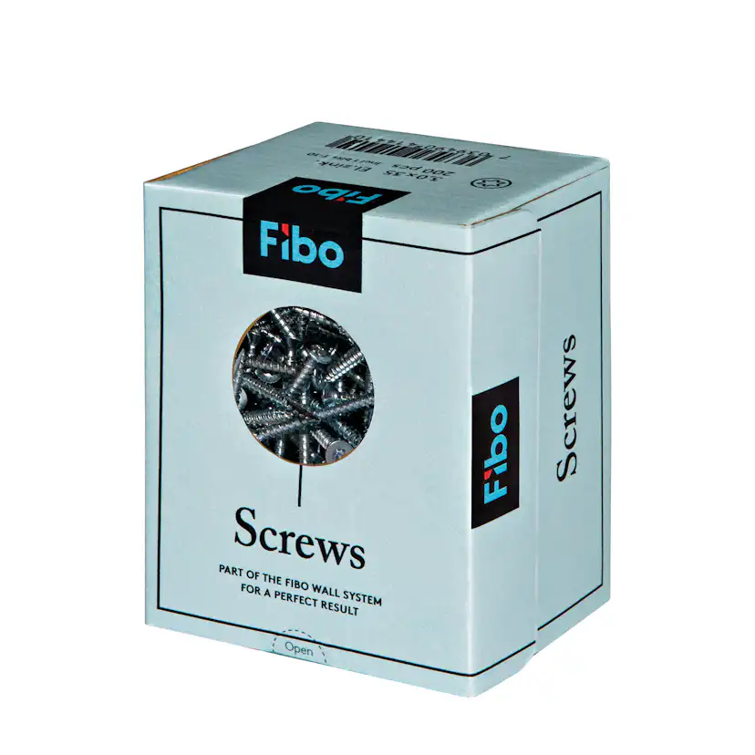 Monteringsskruvar Fibo till Stänkskyddsskiva 200 st/frp