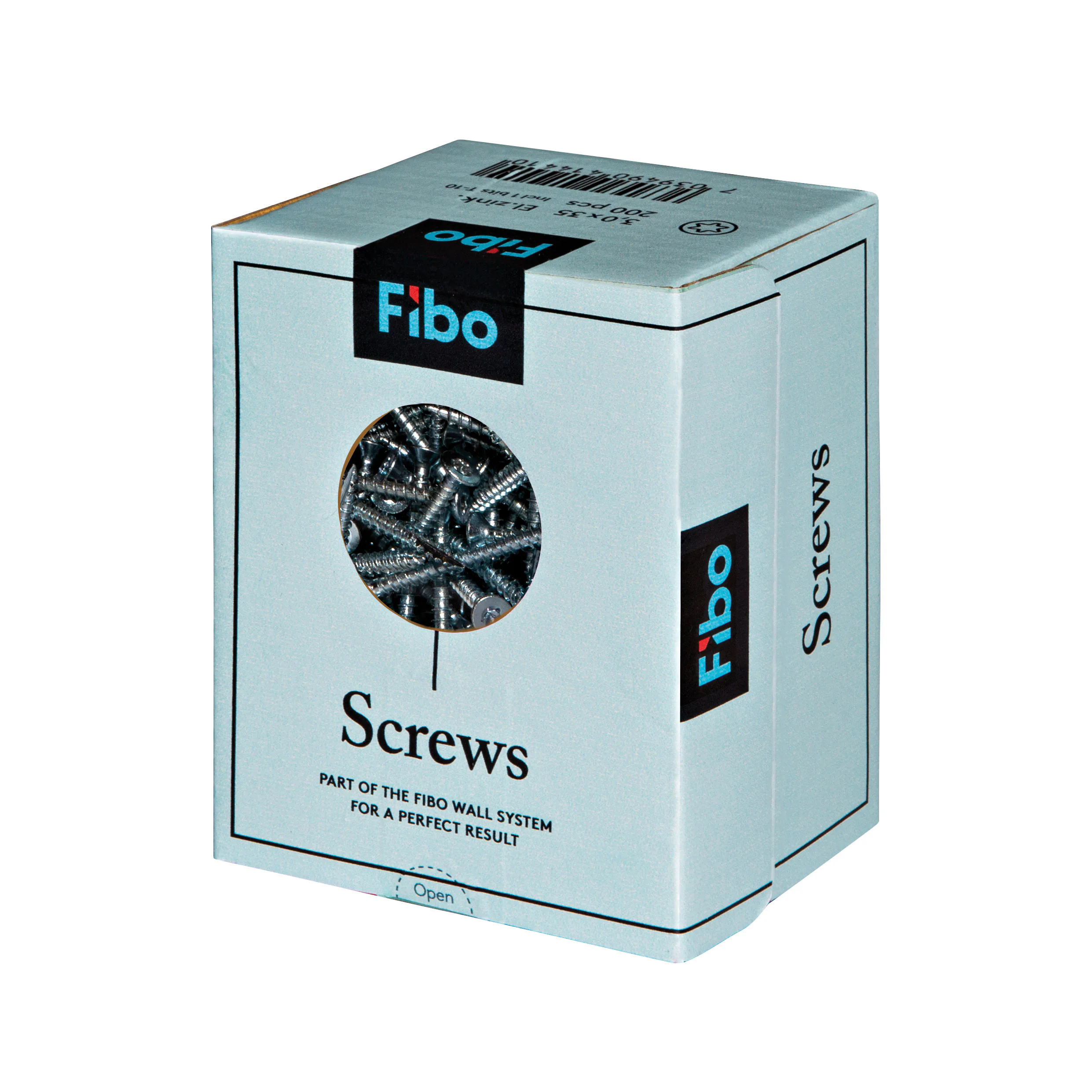 Monteringsskruvar Fibo för Plåtregel 200st/frp