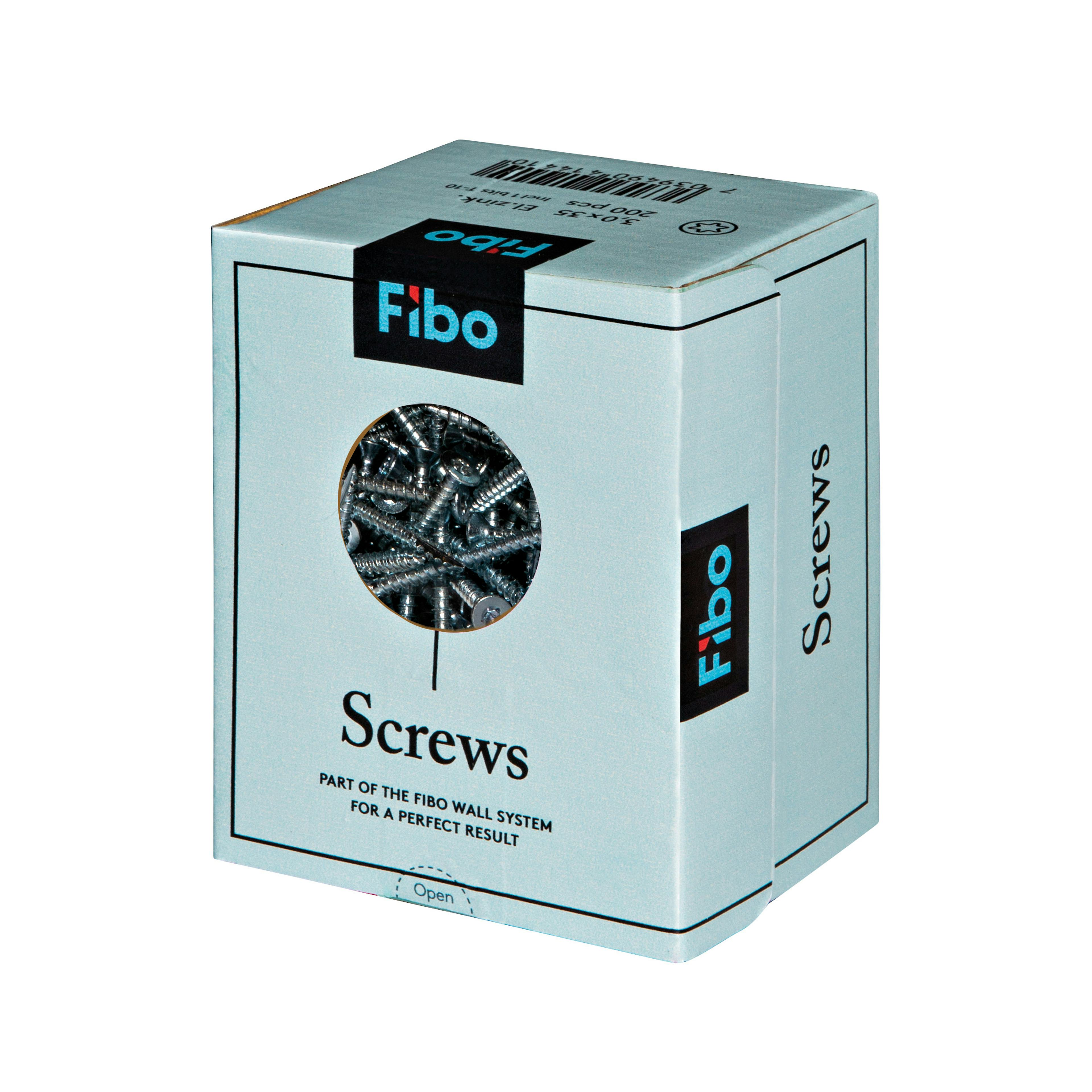 Monteringsskruvar Fibo för Plåtregel  200st/frp