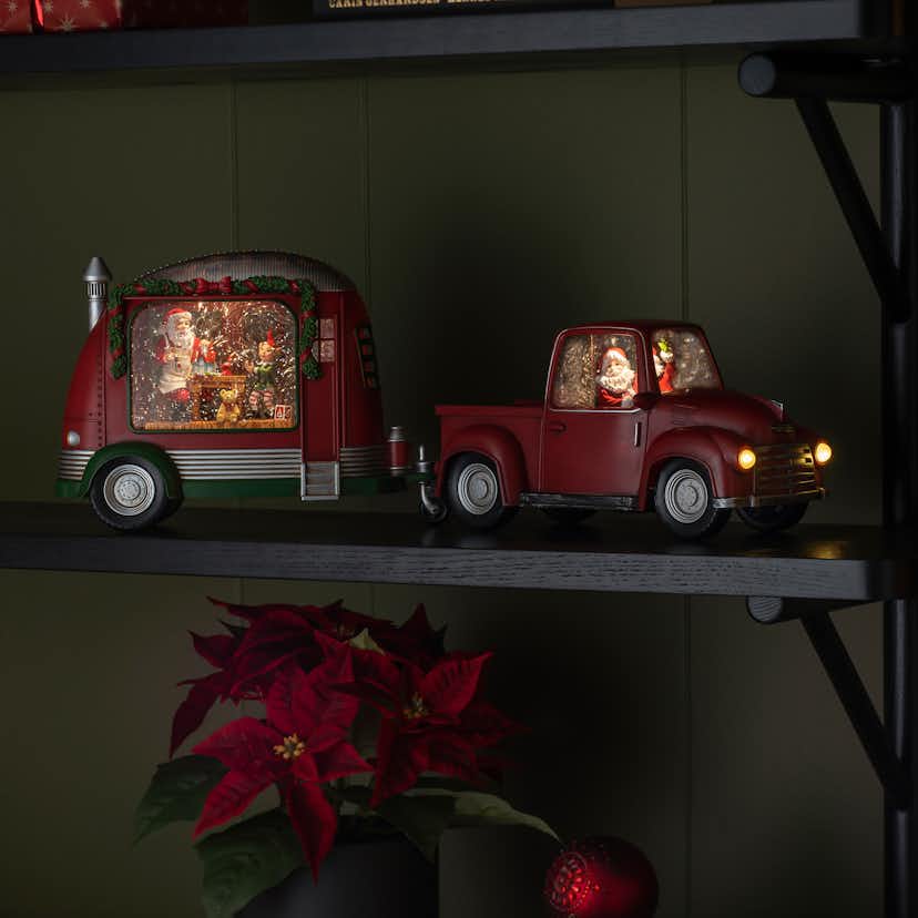 Dekorationsbelysning Gnosjö Konstsmide Pick-up med Tomte