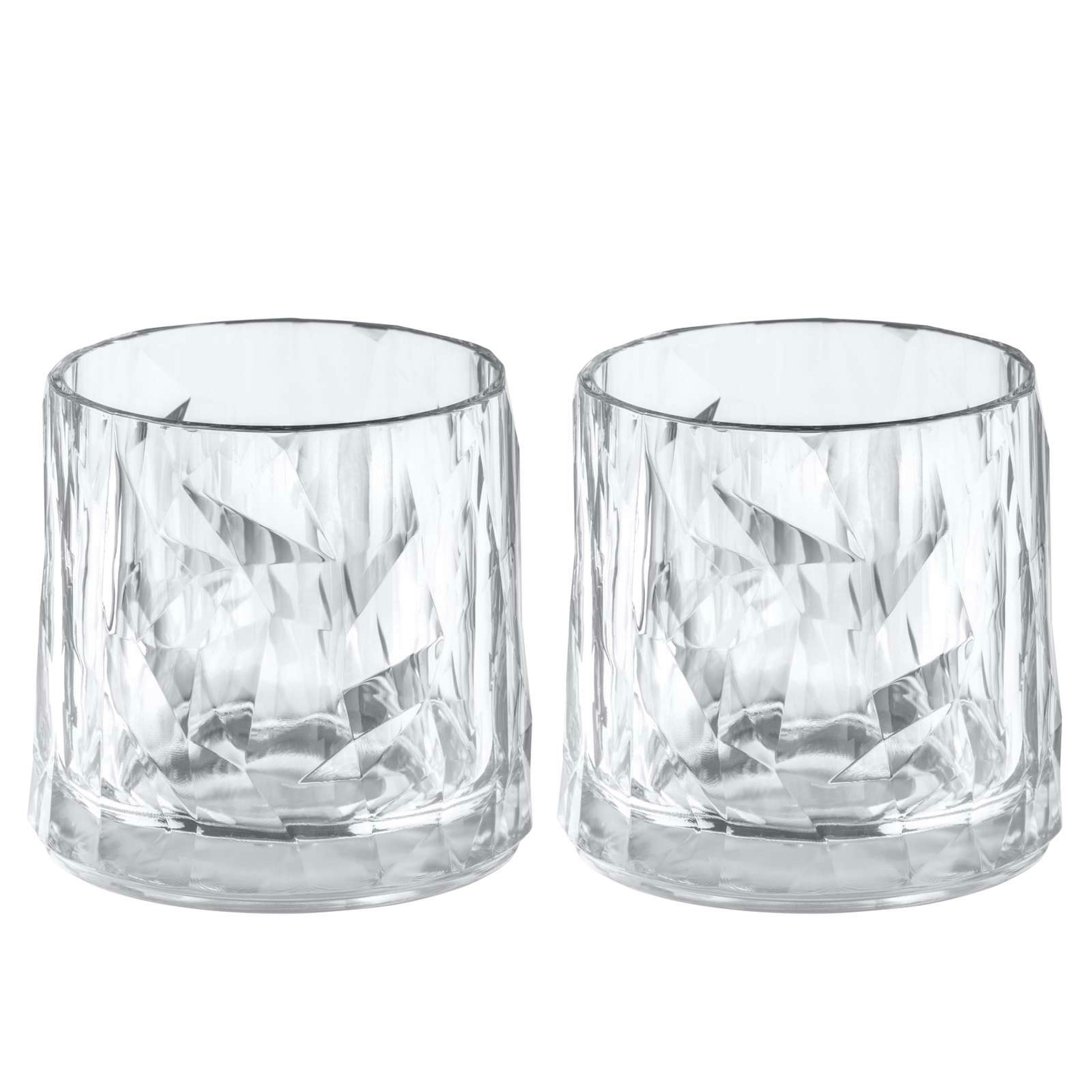 Tumblerglas Koziol Club No. 2 250 ml Crystal Clear 2-pack