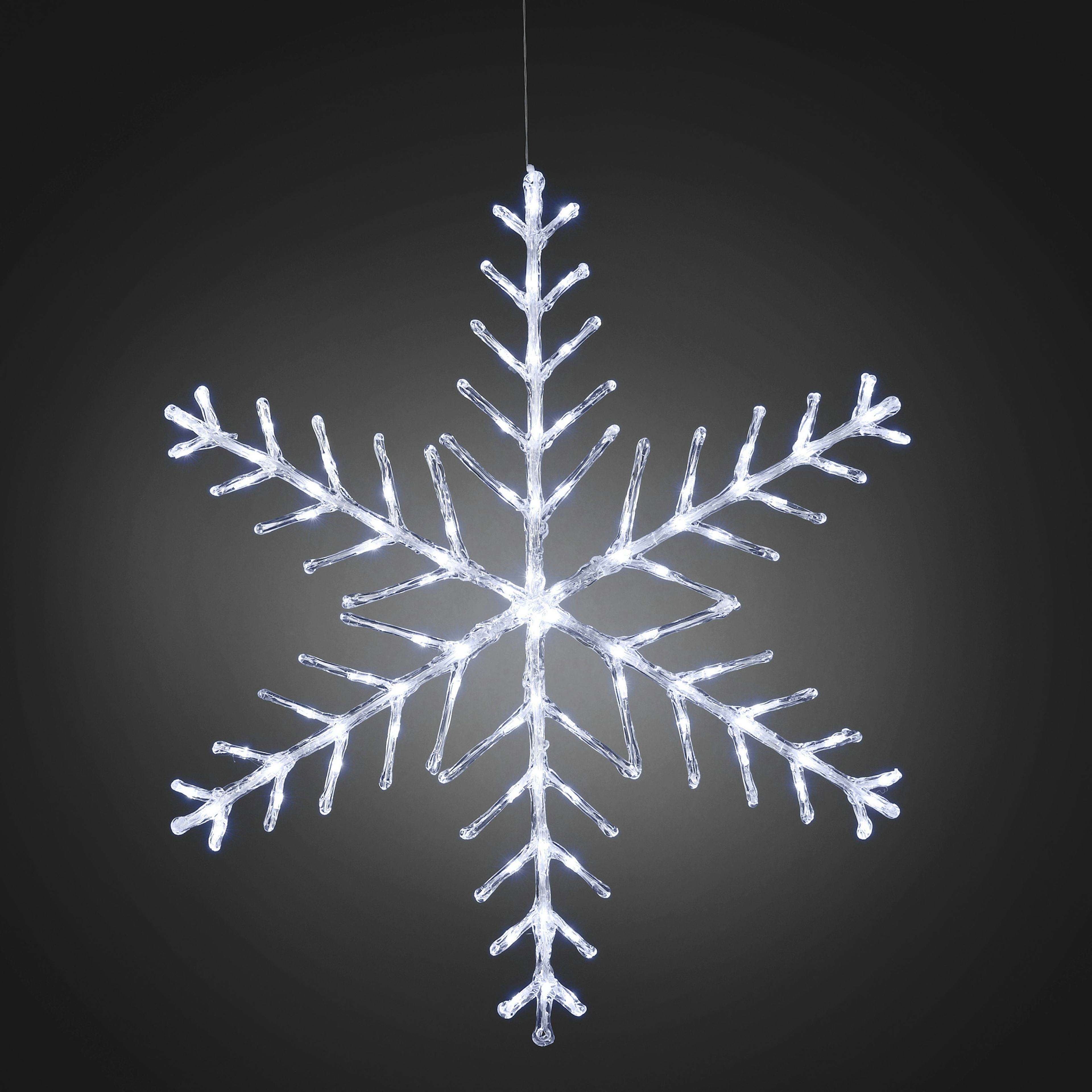 Dekorationsbelysning Gnosjö Konstsmide Snöflinga LED