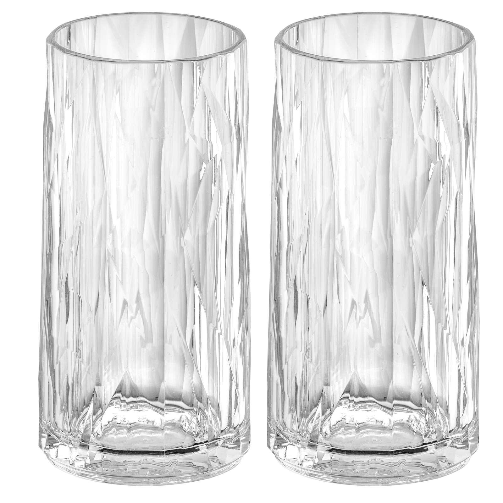 Glas Koziol Club No. 8 300 ml Crystal Clear 2-pack
