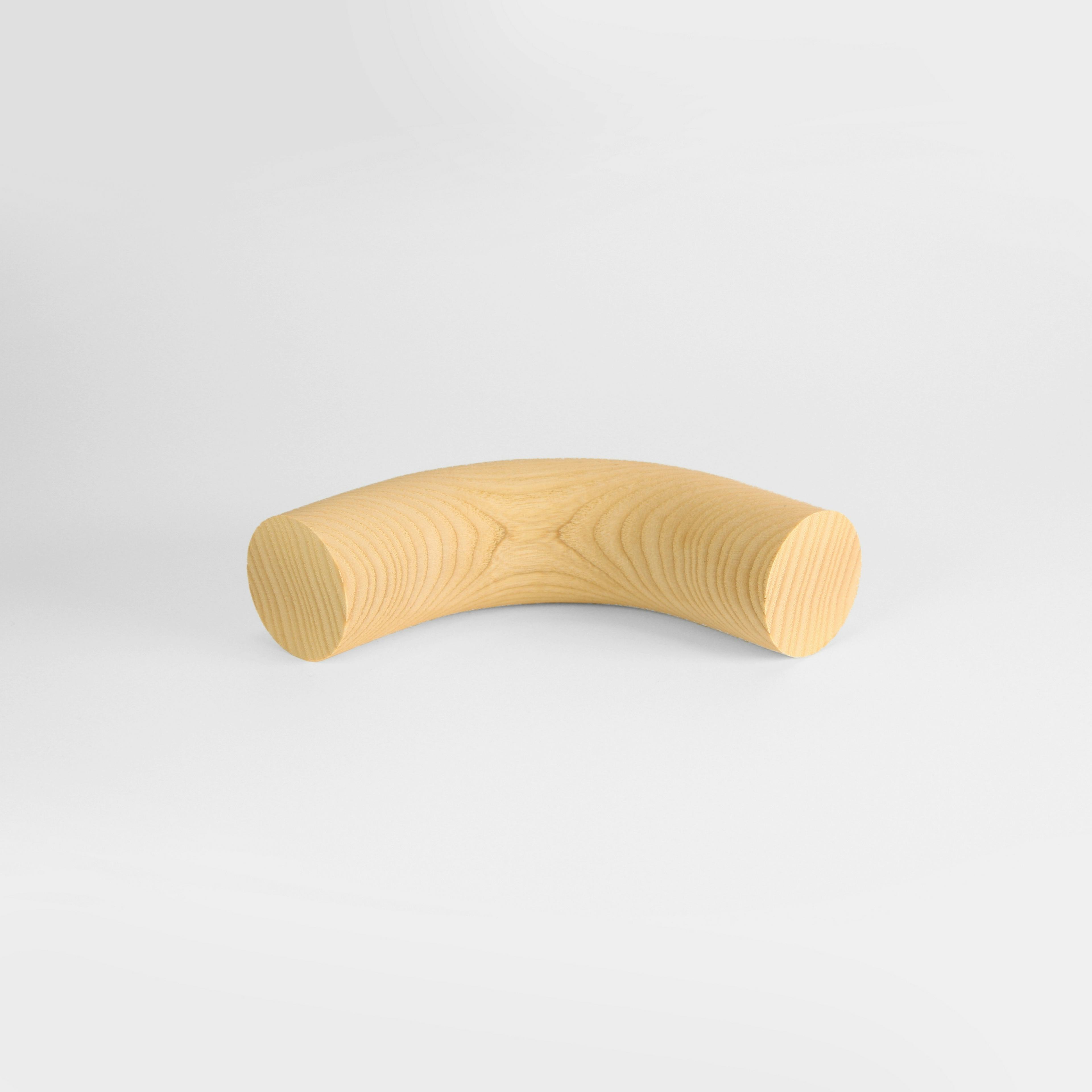 Hörnböj Herrljunga Ledstångsfabrik Obehandlad Ask