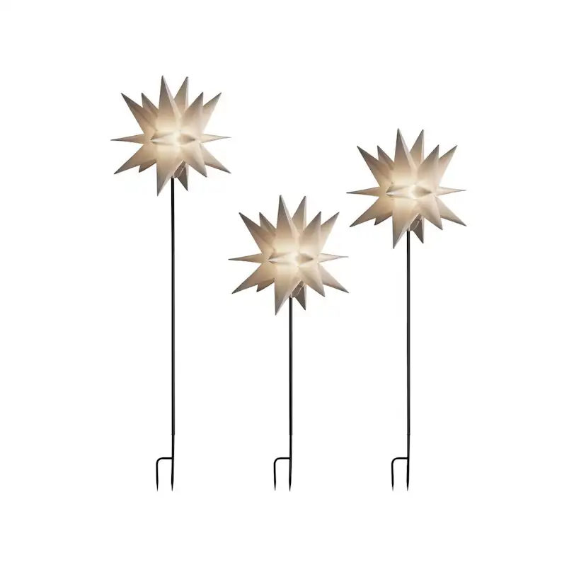 Adventsstjärna Gnosjö Konstsmide Plast 3D 3 st LED