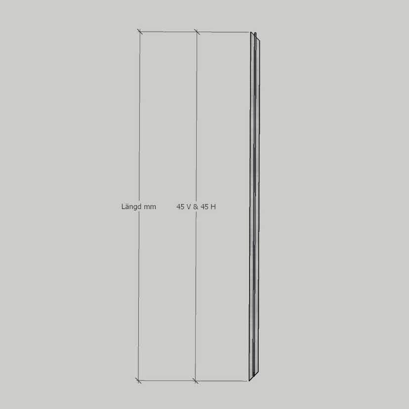 Glasräcke Novoroom Stolpfritt
