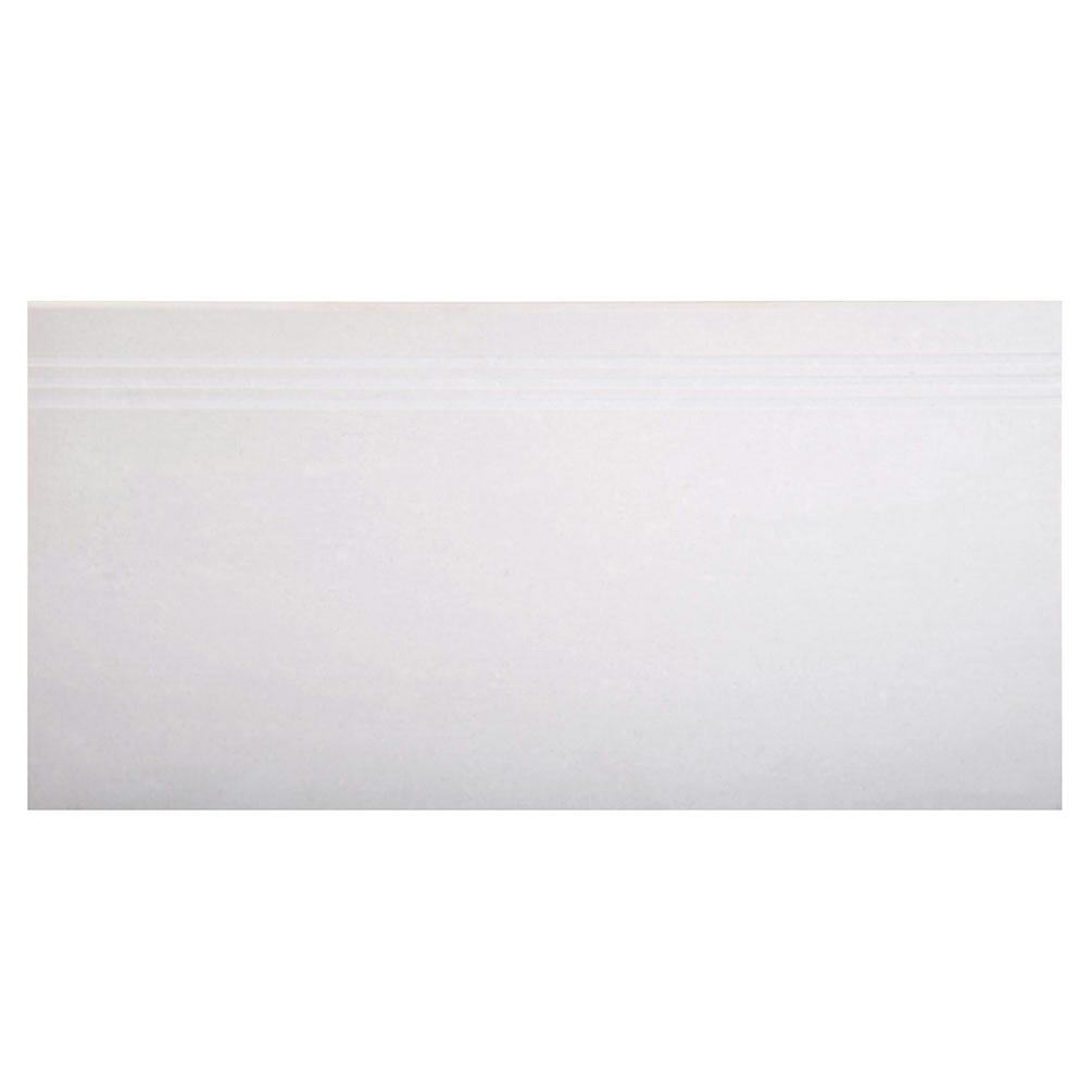 Klinker Arredo Fojs Collection Vit Matt 60x60 cm Trappsteg/Trappnos