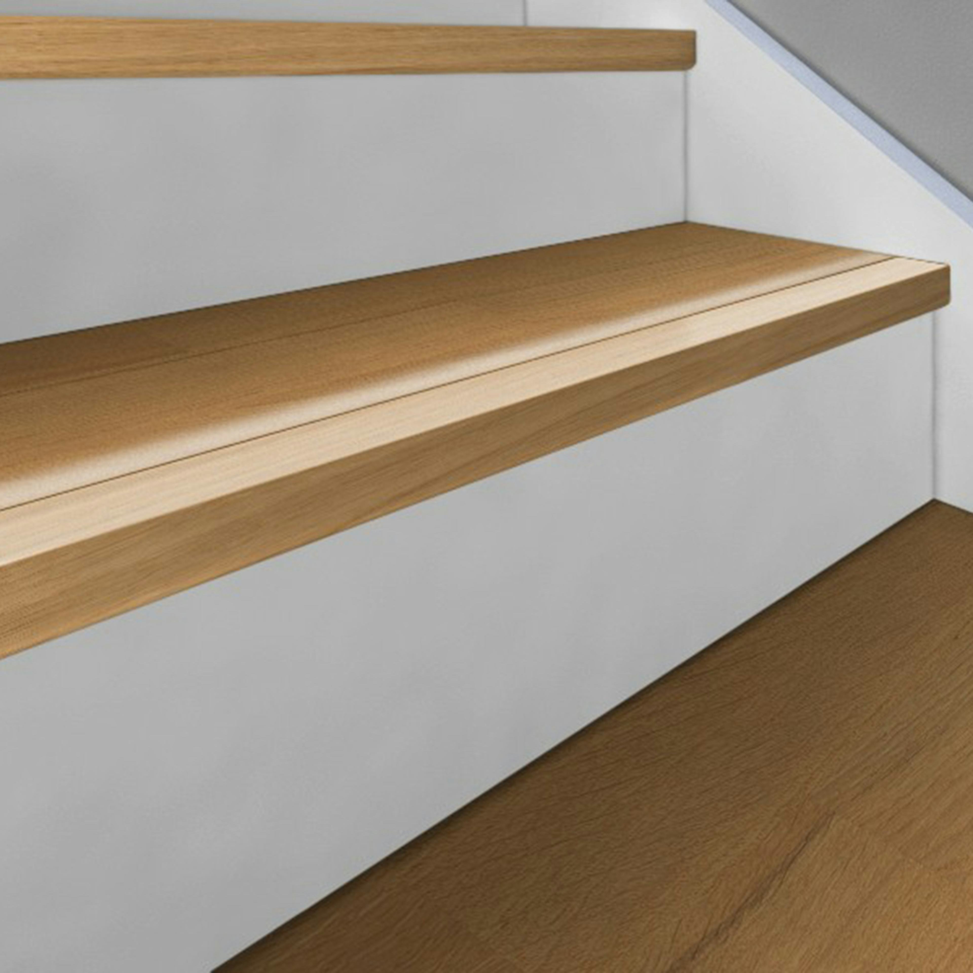 Trappnos Kährs Massiv 60x35 mm Original 15 mm Woodloc Ek Lack