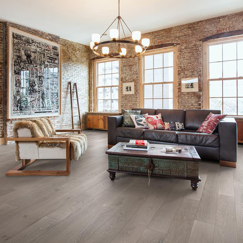 Parkettgolv Kährs Nouveau Taupe Mattlackad Ek 1-stav