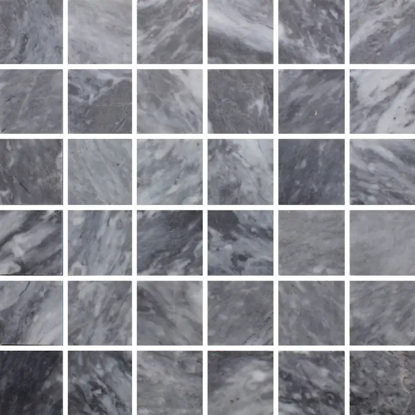 Marmor Arredo Bardiglio Nuvolato Grå Honed 5x5 cm