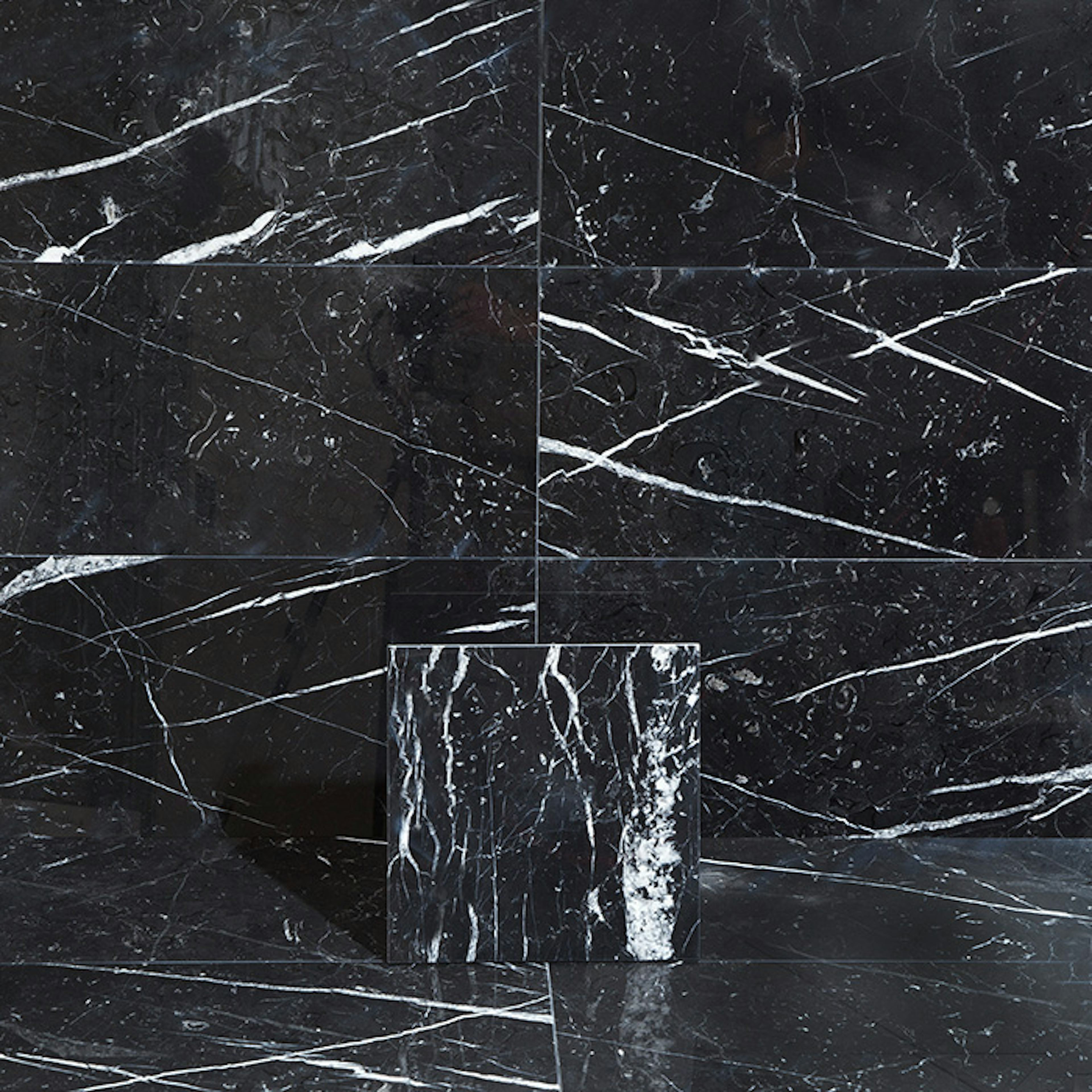 Marmor Arredo Nero Marquina Svart Polerad 30x30 cm