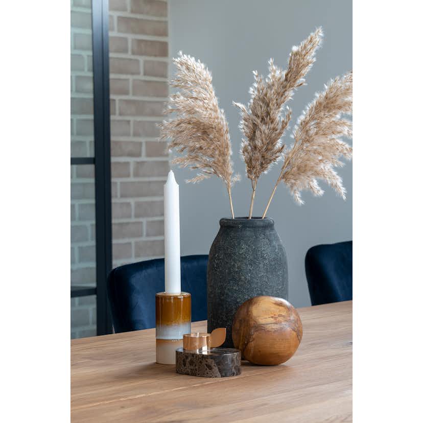 Värmeljushållare House Nordic Marble Leaf