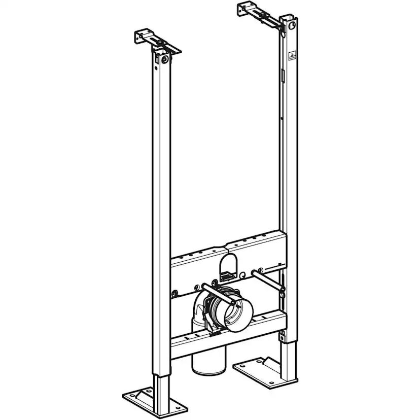 WC-Fixtur Geberit Duofix 112 för Vägghängd WC med Synlig Cistern
