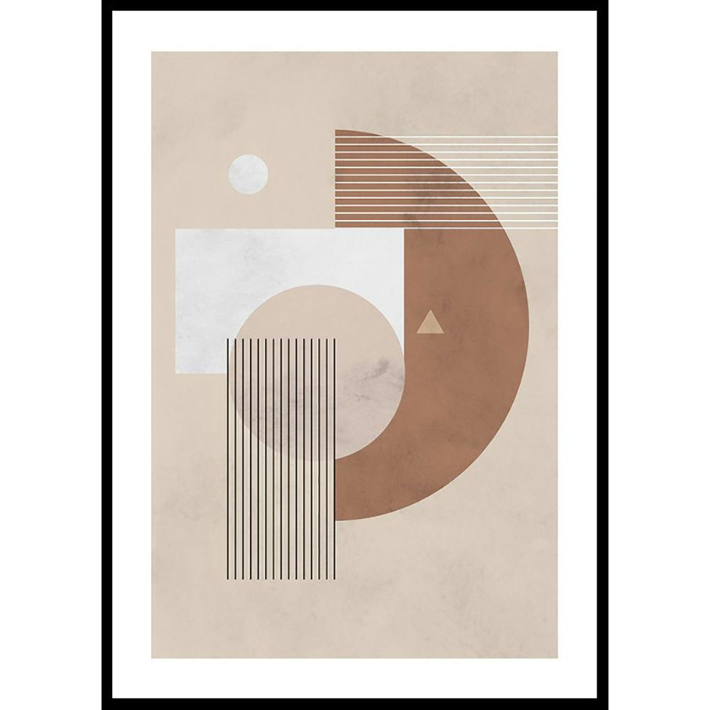 Poster Gallerix Geometric Shapes No1