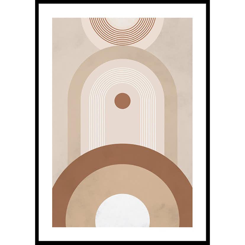 Poster Gallerix Geometric Shapes No2