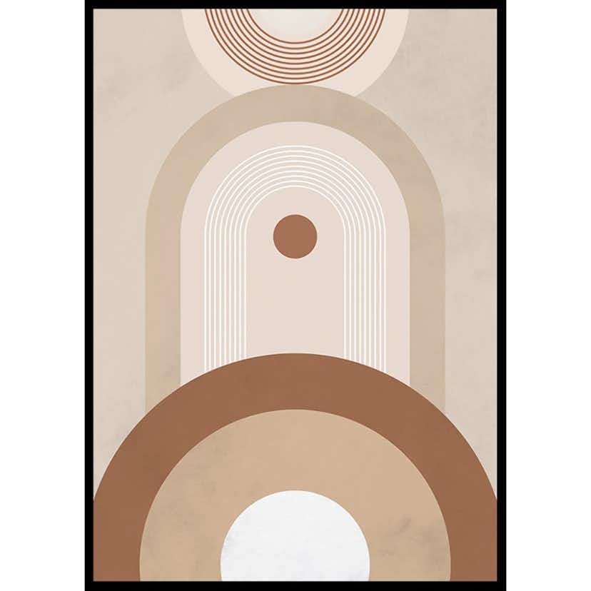 Poster Gallerix Geometric Shapes No2