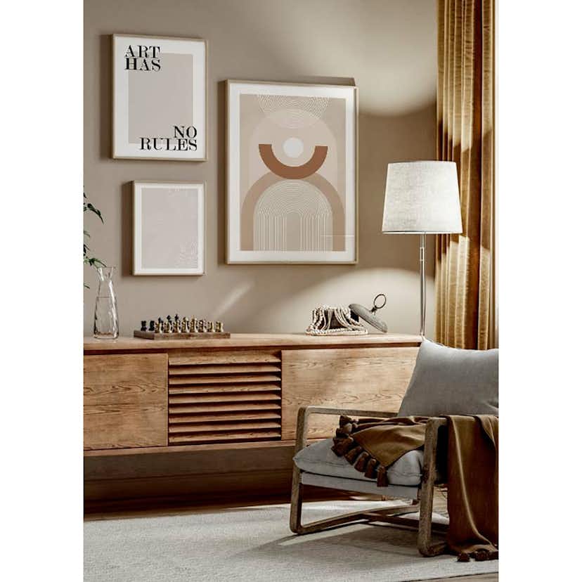 Poster Gallerix Geometric Shapes No3