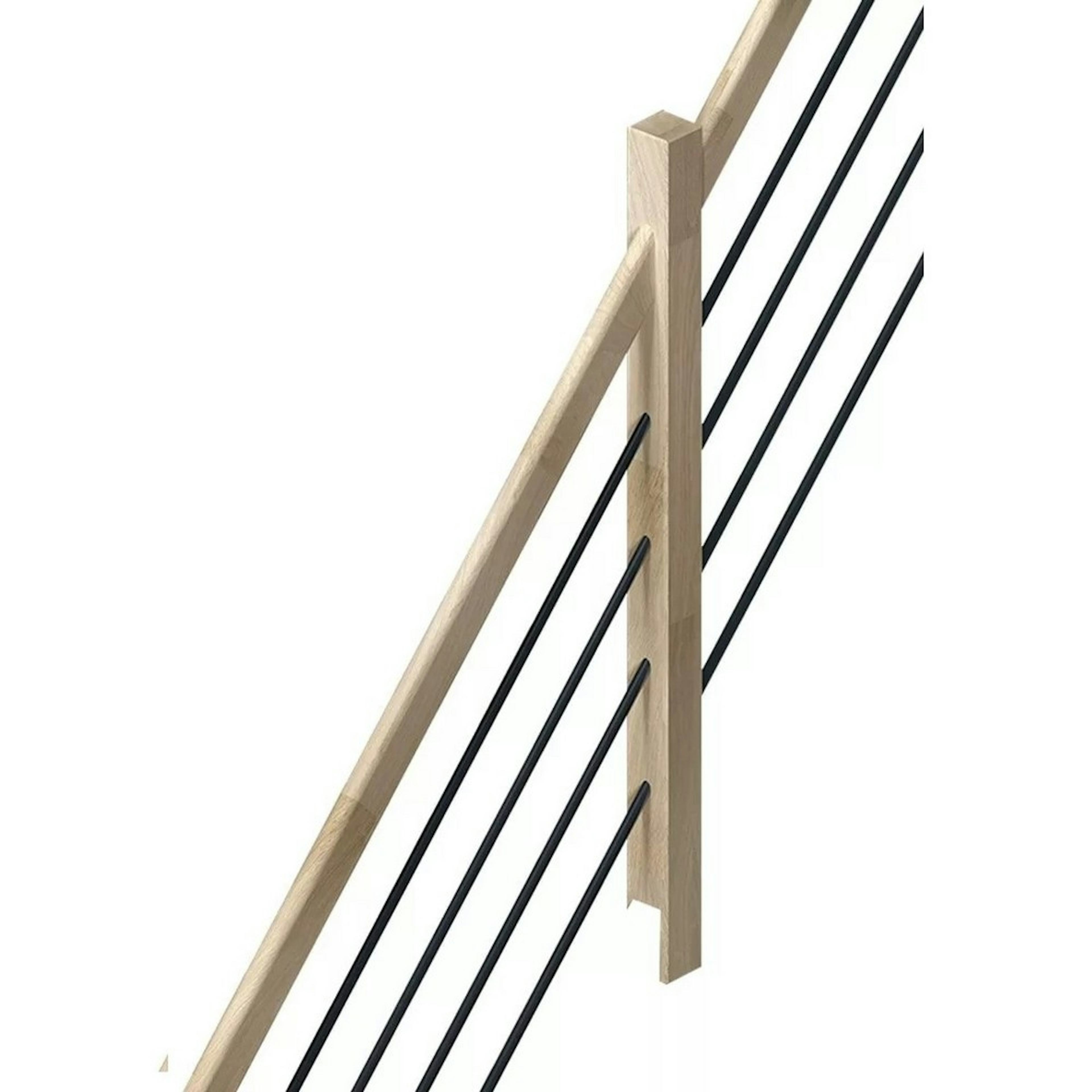 Räcke Dolle Helsinki Svart/Ek