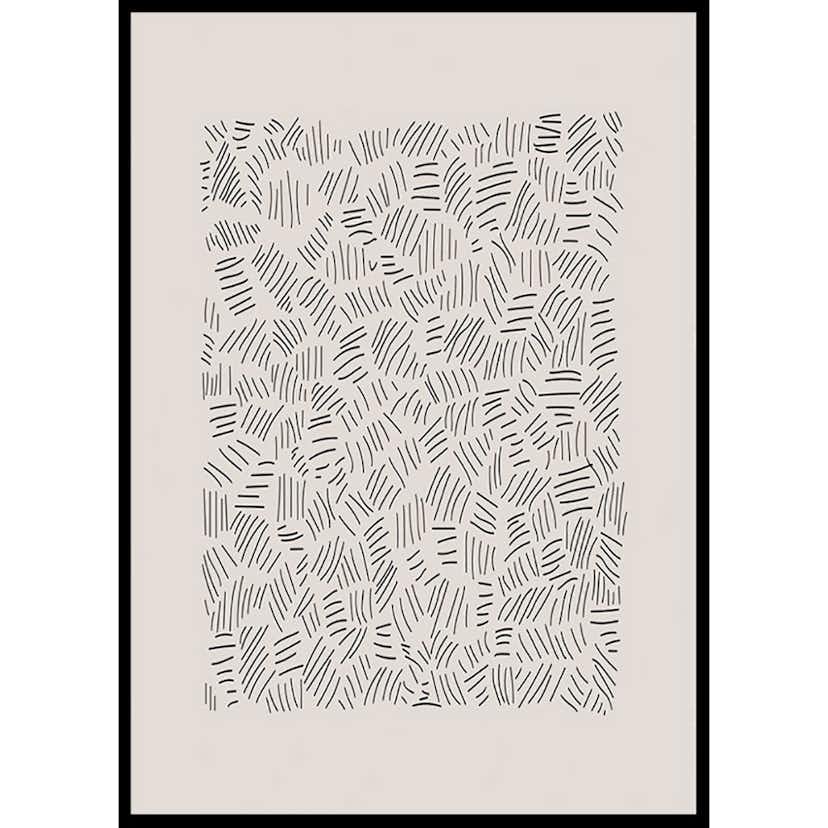 Poster Gallerix Abstract Mess Pattern