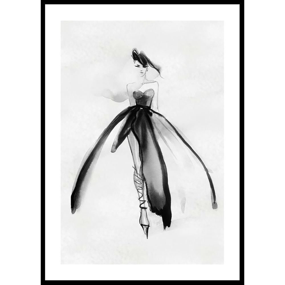 Poster Gallerix Watercolor Dress