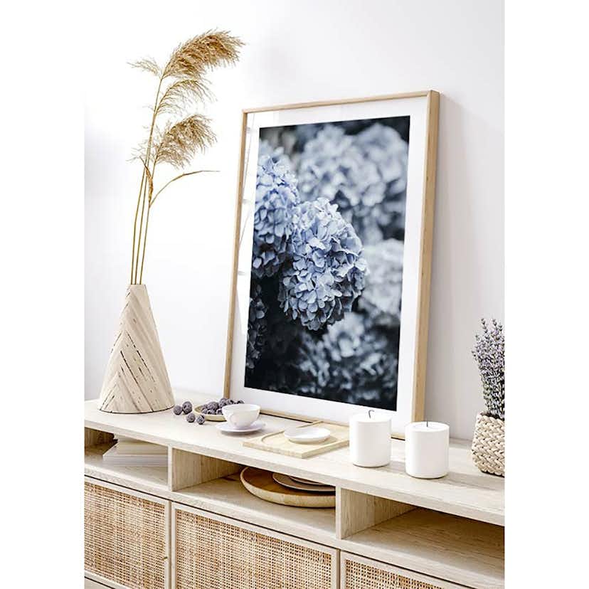 Poster Gallerix Blue Hydrangea