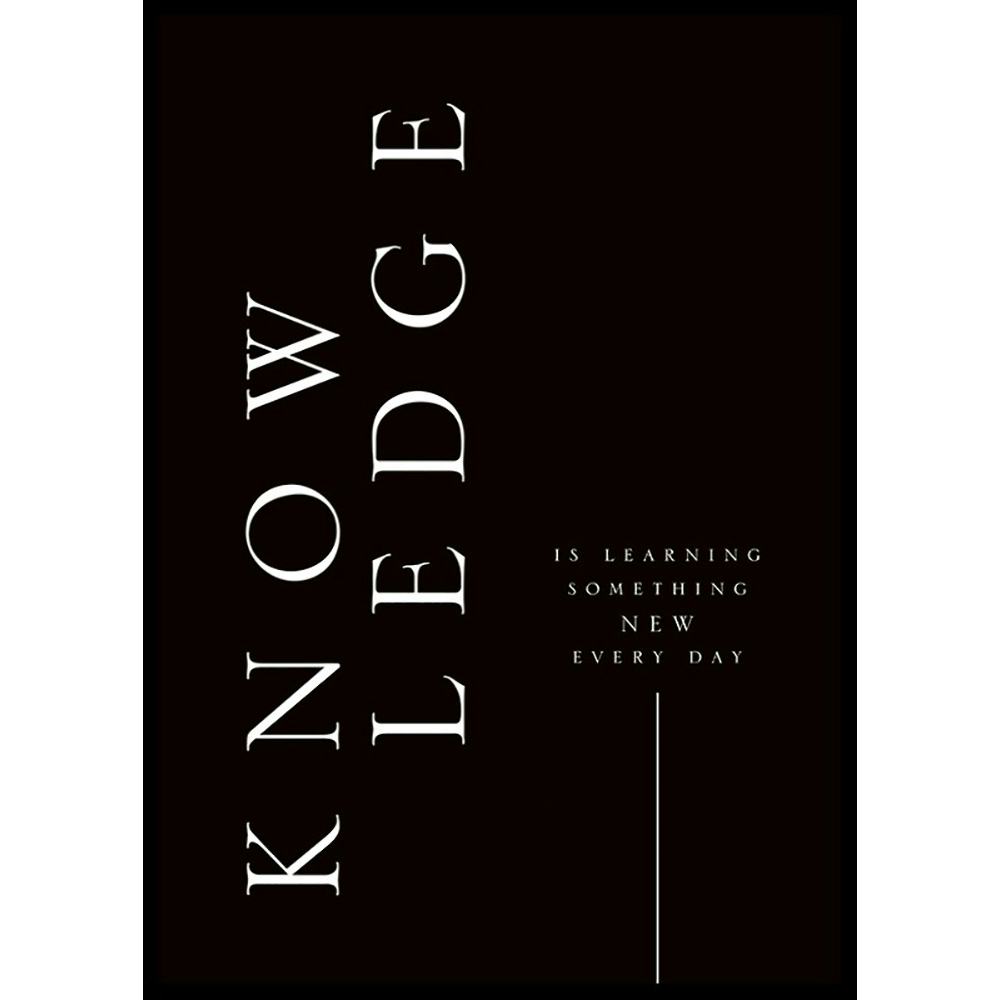 Poster Gallerix Knowledge